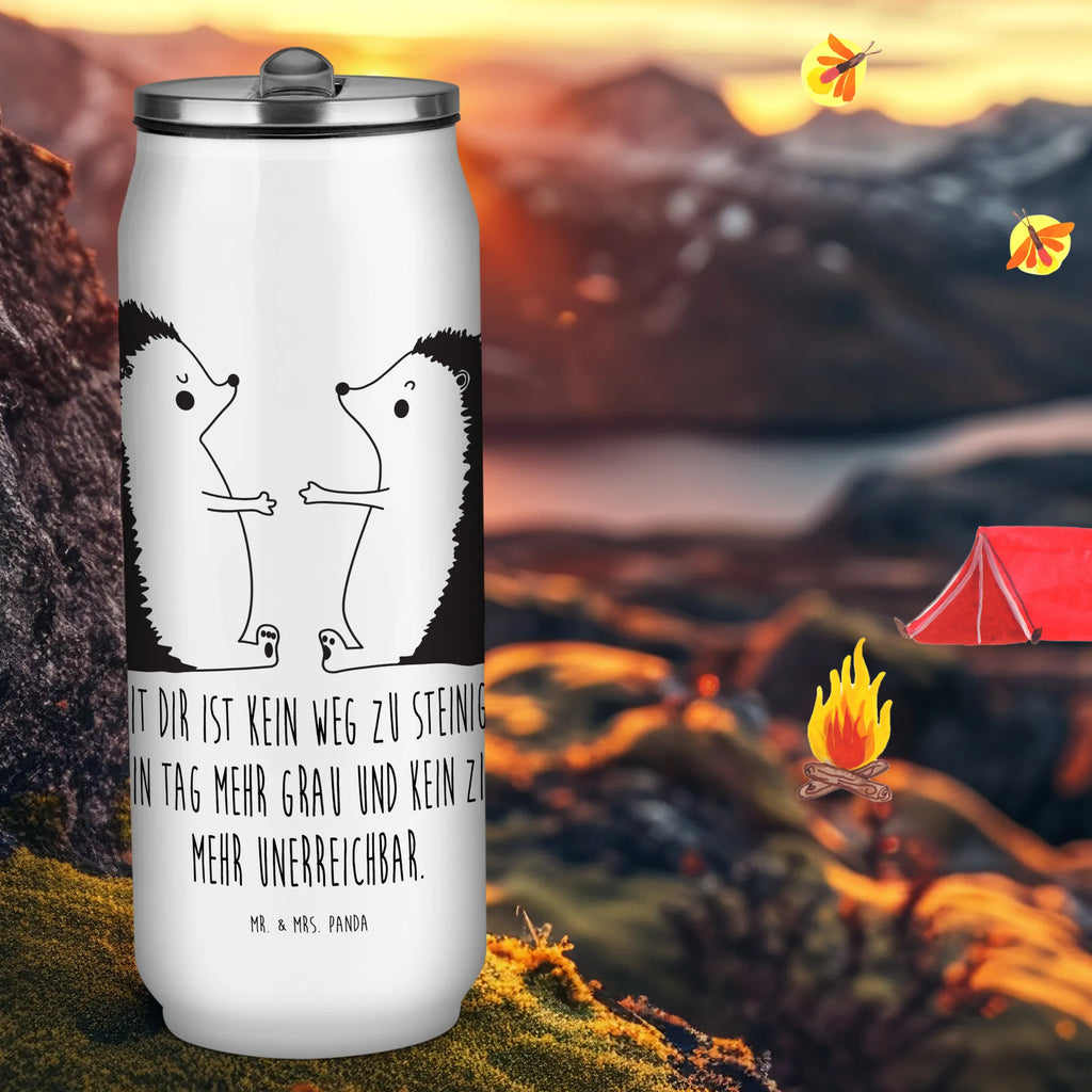 Drink Cans Water Bottle Hedgehogs in love Love, Loving, Two, Together, Marriage, Engagement, Proposal of marriage, Love gift, gift for her, gift for him, anniversary gift, Engaged, Friend, Girlfriend, Hedgehog, In love, Proof of love, Wedding, Wedding anniversary, Partner, Anniversary, Gift, Married