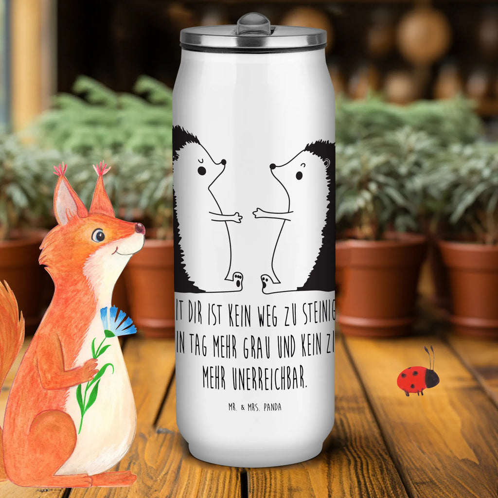 Drink Cans Water Bottle Hedgehogs in love Love, Loving, Two, Together, Marriage, Engagement, Proposal of marriage, Love gift, gift for her, gift for him, anniversary gift, Engaged, Friend, Girlfriend, Hedgehog, In love, Proof of love, Wedding, Wedding anniversary, Partner, Anniversary, Gift, Married