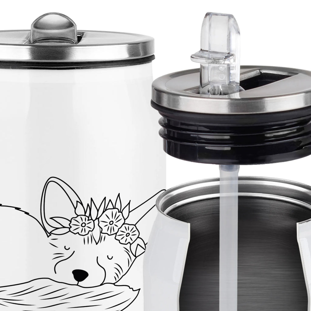 Puszki napojowe Butelka do picia lis pustynny kwiaty Afryka, dzikie zwierzęta