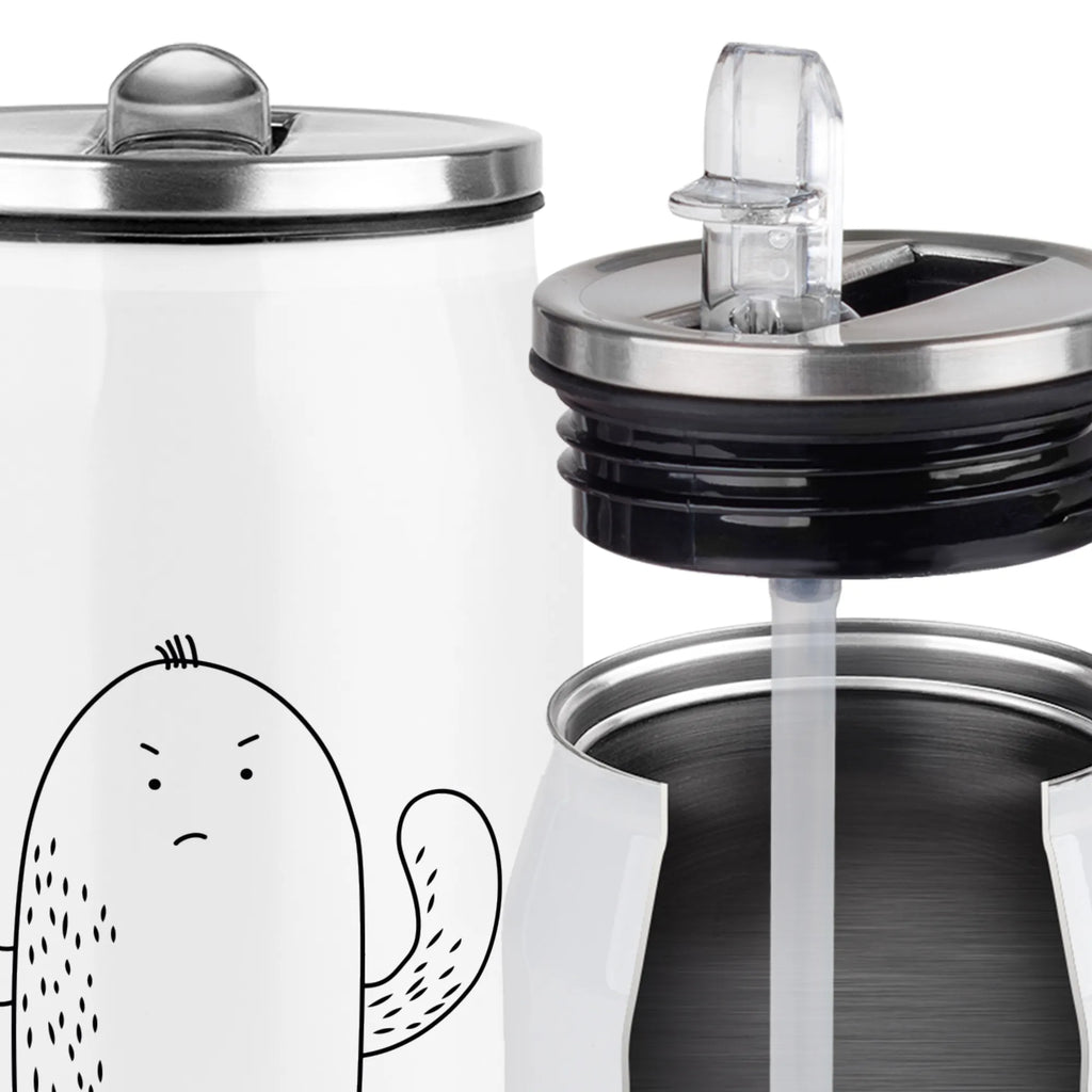 Personalized Beverage Cans Drinking Bottle cactus Fury cactus, cactuses, plants, cactus plant, small green cactus, school, office, annoy, colleague, office life, boss, angry