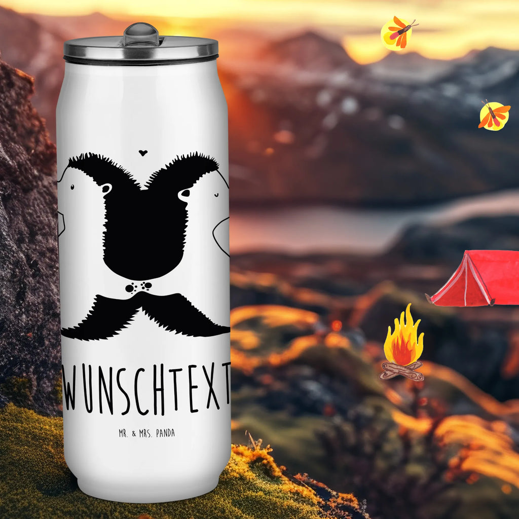Personalizowane puszki napojowe i butelka do picia Jeże trzymające się za łapki Miłość, partner, przyjaciel, przyjaciółka, mąż, żona, wesele, zaręczyny, prośba o rękę, prezent miłosny, rocznica, dzień ślubu