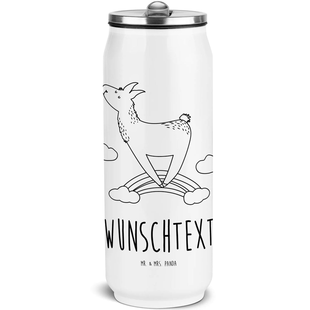 Personalizowane puszki napojowe i butelka do picia lama tęcza Lama, Alpaka