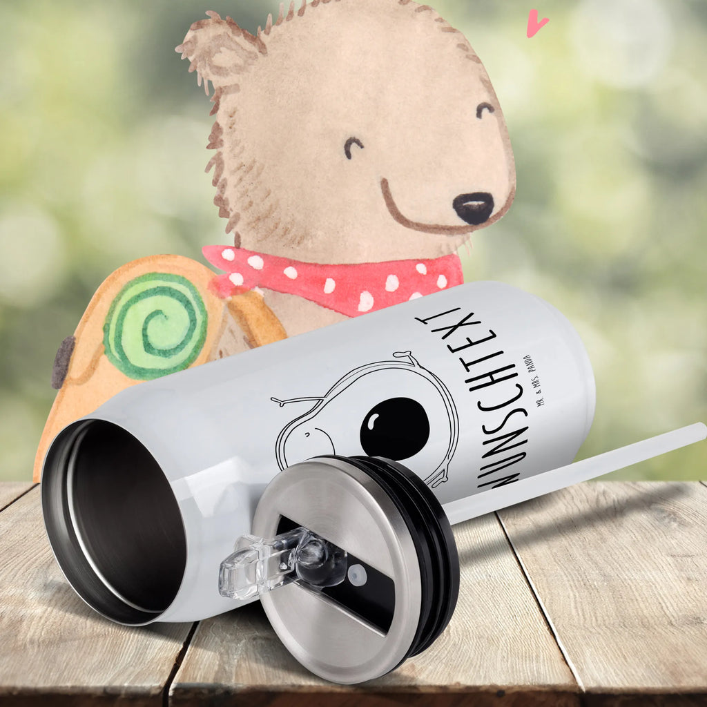 Personalizowane puszki napojowe i butelka do picia Awokado Szczęśliwy Awokado, Warzywa, Wegan, Zdrowy