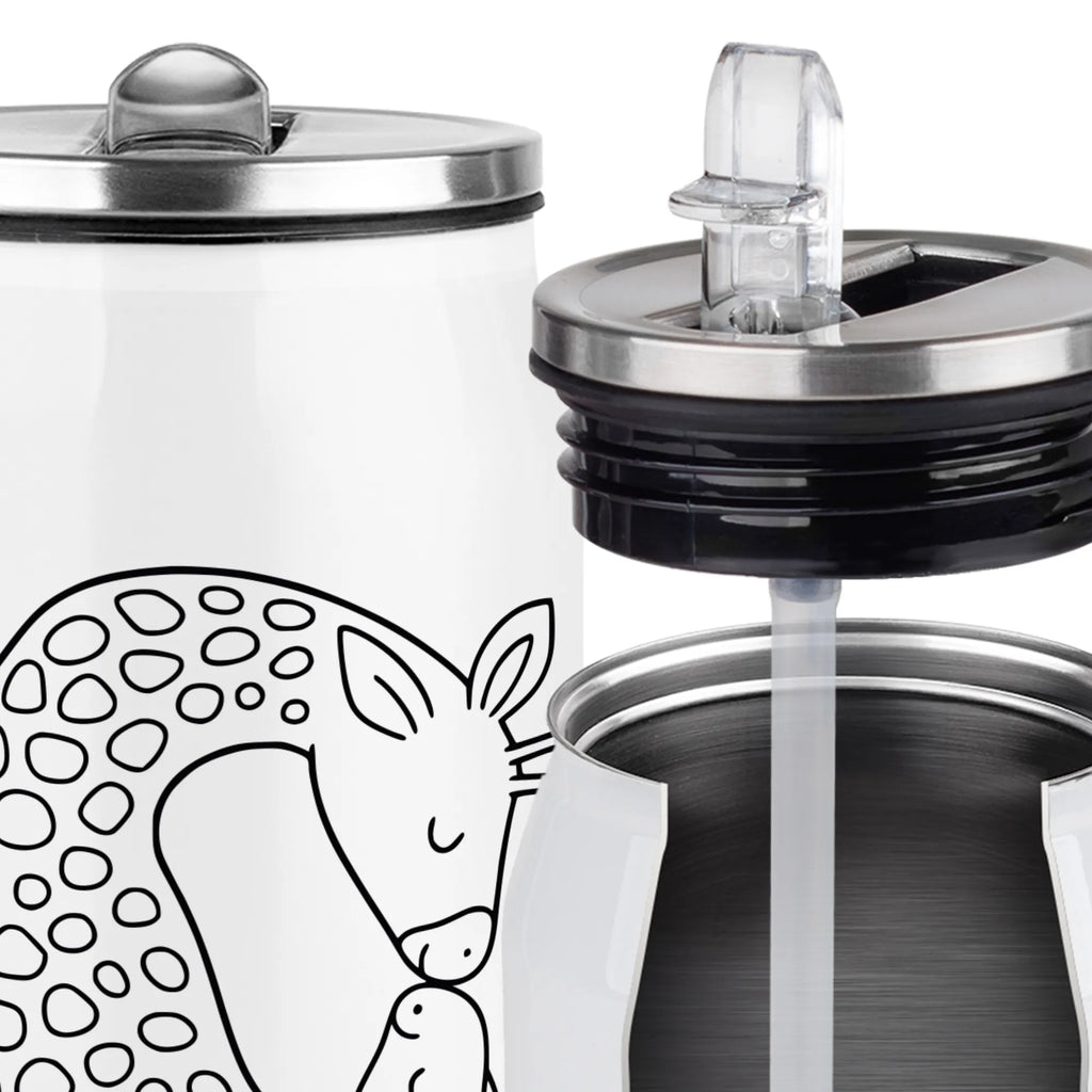 Personalizowane puszki napojowe i butelka do picia żyrafa dziecko Afryka, dzikie zwierzęta