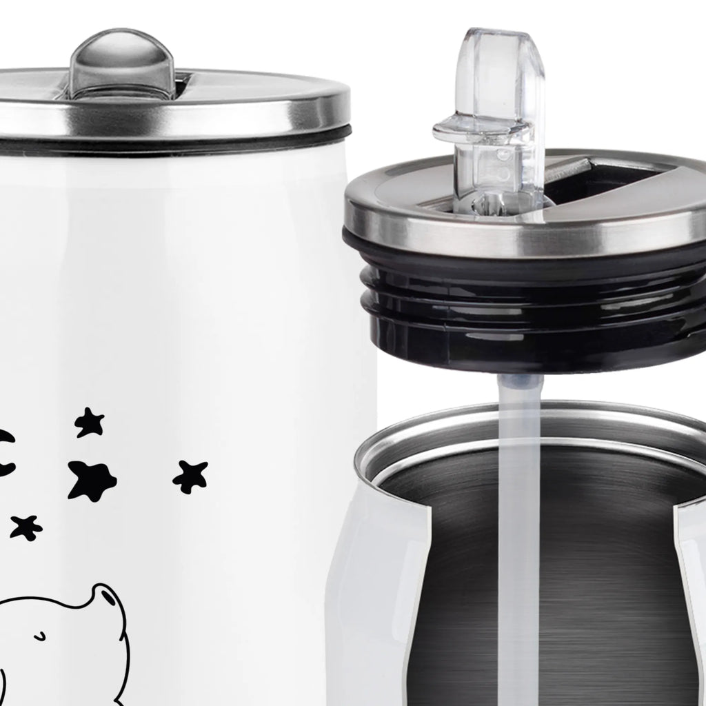 Personalized Beverage Cans Drinking Bottle Pig Luck small animals, cute, funny, cute animal motives, hand drawn, small world, funny sayings, good mood, happy, gifts, gift ideas, special gifts, animal lover, card, asterisks, goals, stars, piglet, lucky charm, pig, motivation, dreams, Lucky bastard. Luck