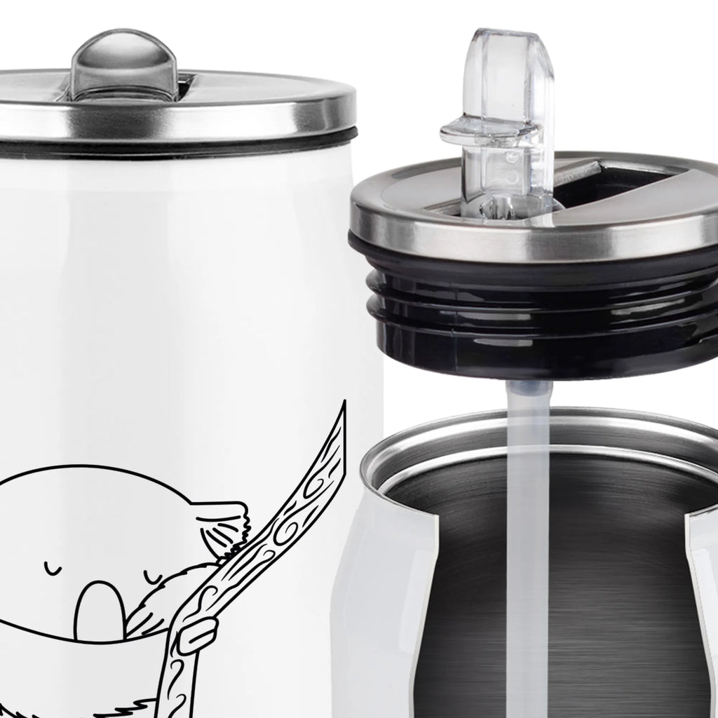 Personalized Beverage Cans Drinking Bottle koala small animals, cute, funny, cute animal motives, hand drawn, small world, funny sayings, good mood, happy, gifts, gift ideas, special gifts, animal lover, card, Koala, dream, bear, koala bear, sleeping, dreamland, bedroom