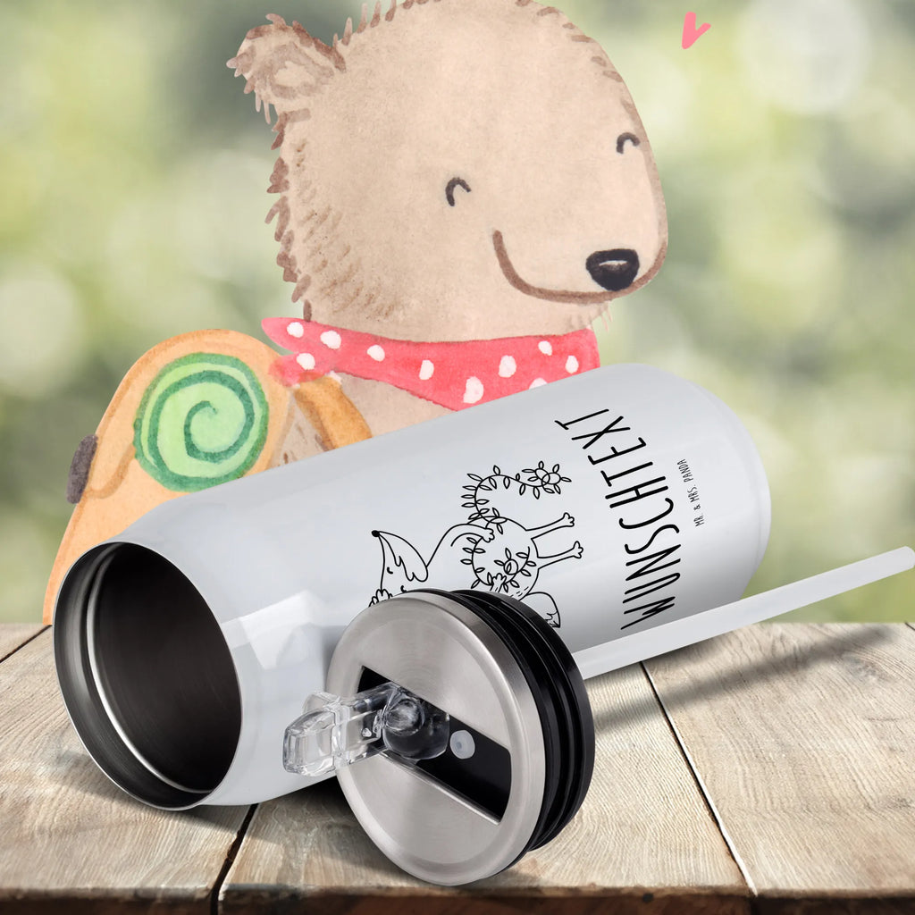 Personalized Beverage Cans Drinking Bottle Fox Christmas Winter, Christmas, Christmas time, snow, Foxes, Santa Claus, Saying beautiful, Fox, Gift Christmas, Christmas Eve