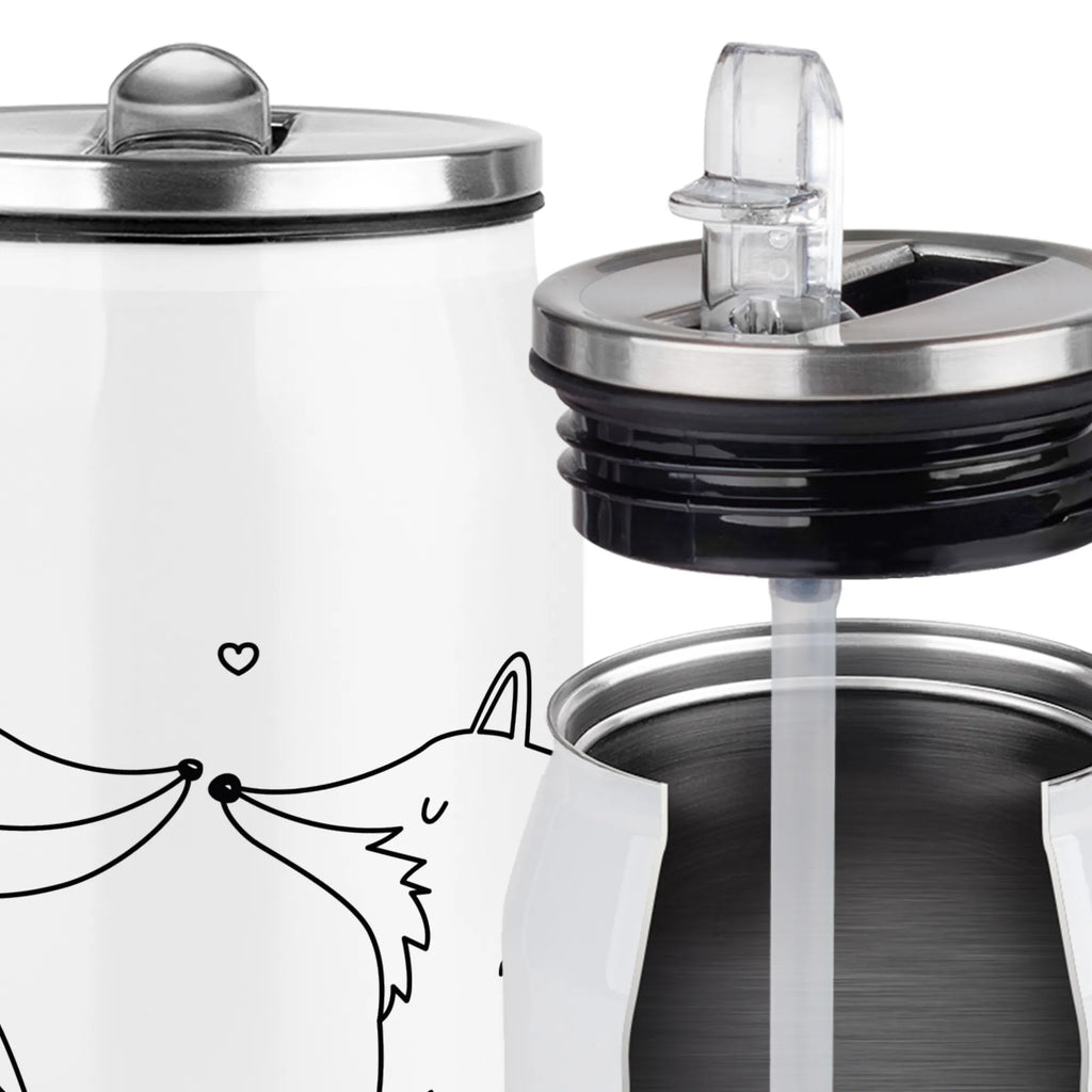 Personalizowane puszki napojowe i butelka do picia lisy miłość Lis