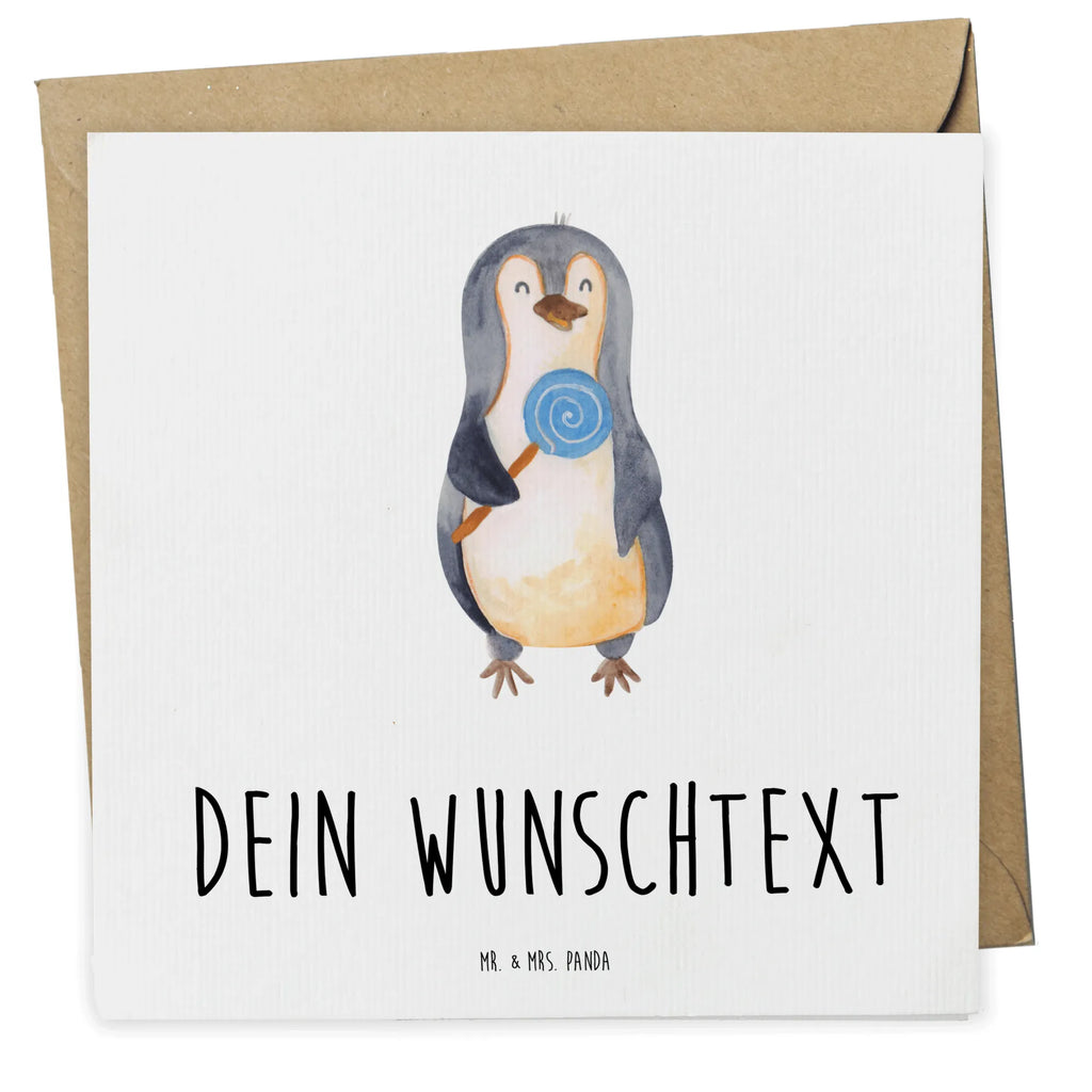 Personalized Deluxe Card Penguin lollipop Grußkarte als Geldgeschenk, Grußkarte mit Namen, Grußkarte selber drucken, Grußkarte selbst gestalten, Grußkarte mit persönlichen Nachrichten, Personalisiertere Klappkarte, Personalisierte Geburtstagskarte, Personalisierte Glückwunschkarte, Personalisierte Grußkarte, Grußkarten personalisiert, Personalisierte Karte, Personalisierte Einladungskarte, Personalisierte Hochzeitskarte, Pinguin, Blödsinn, Rebell, Spruch, Gauner, Lolli, Ganove, Rabauke, Pinguine, Süßigkeiten