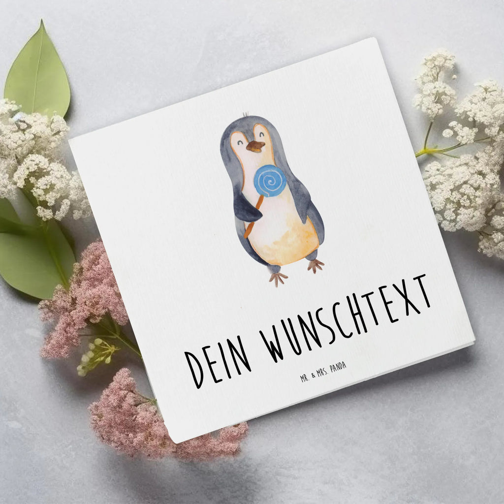 Personalized Deluxe Card Penguin lollipop Grußkarte als Geldgeschenk, Grußkarte mit Namen, Grußkarte selber drucken, Grußkarte selbst gestalten, Grußkarte mit persönlichen Nachrichten, Personalisiertere Klappkarte, Personalisierte Geburtstagskarte, Personalisierte Glückwunschkarte, Personalisierte Grußkarte, Grußkarten personalisiert, Personalisierte Karte, Personalisierte Einladungskarte, Personalisierte Hochzeitskarte, Pinguin, Blödsinn, Rebell, Spruch, Gauner, Lolli, Ganove, Rabauke, Pinguine, Süßigkeiten
