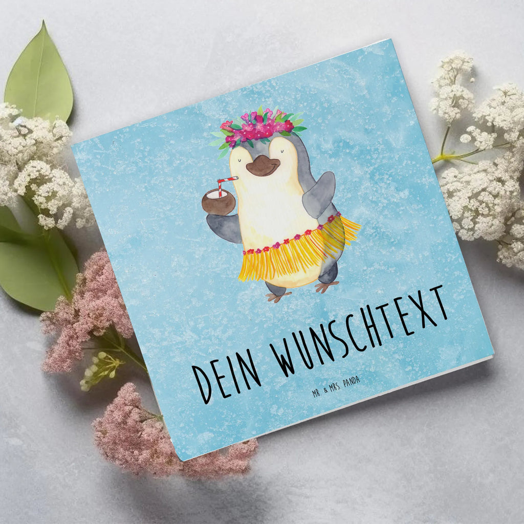 Personalisierte Deluxe Karte Pinguin Kokosnuss Personalisierte Geburtstagskarte, Personalisiertere Klappkarte, Grußkarte als Geldgeschenk, Personalisierte Hochzeitskarte, Grußkarte Selbst Gestalten, Personalisierte Einladungskarte, Grußkarte mit Namen, Personalisierte Glückwunschkarte, Grußkarten Personalisiert, Personalisierte Grußkarte, Grußkarte Selber Drucken, Grußkarte mit Persönlichen Nachrichten, Personalisierte Karte, Pinguin, Pinguine, Kokosnuss, Aloha, Hawaii, Urlaub