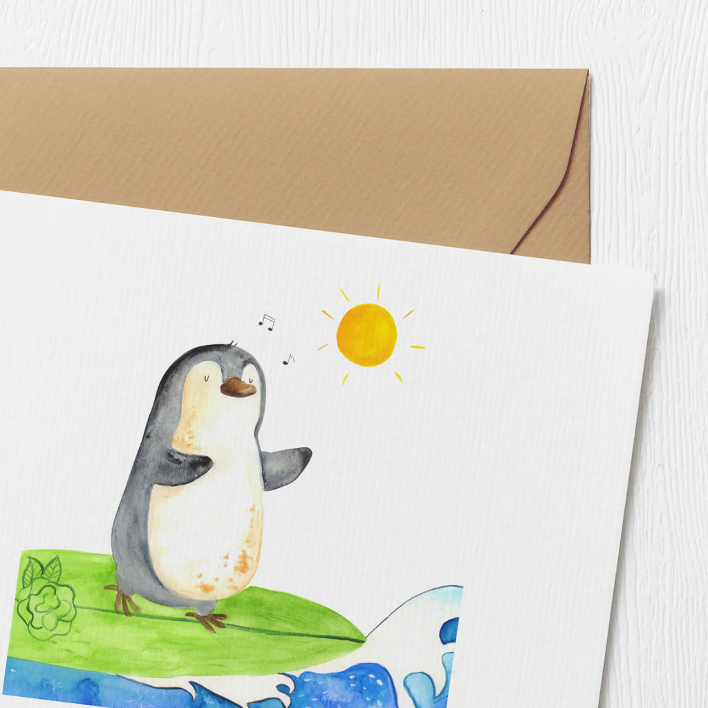 Personalized Deluxe Card Penguin surfer Personalisierte Karte, Personalisierte Glückwunschkarte, Grußkarten personalisiert, Personalisierte Einladungskarte, Personalisierte Hochzeitskarte, Grußkarte selber drucken, Grußkarte mit Namen, Grußkarte selbst gestalten, Personalisiertere Klappkarte, Personalisierte Grußkarte, Grußkarte als Geldgeschenk, Personalisierte Geburtstagskarte, Grußkarte mit persönlichen Nachrichten, Pinguin, surfen, Pinguine, Portugal, Surfer, Urlaub, Wellen, Hawaii, Wellen reiten