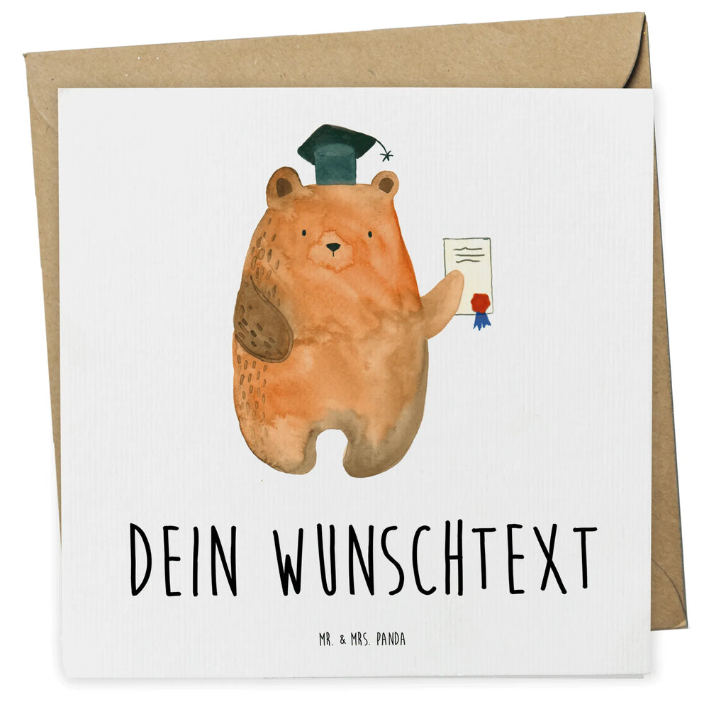 Personalisierte Deluxe Karte Bär Prüfung Grußkarten personalisiert, Personalisiertere Klappkarte, Grußkarte mit persönlichen Nachrichten, Personalisierte Geburtstagskarte, Personalisierte Einladungskarte, Grußkarte mit Namen, Personalisierte Karte, Personalisierte Hochzeitskarte, Grußkarte als Geldgeschenk, Grußkarte selbst gestalten, Personalisierte Grußkarte, Personalisierte Glückwunschkarte, Grußkarte selber drucken, Bär, Teddy, Teddybär, Zeugnis, Abschlusszeugnis, Prüfung bestanden, Abitur, Prüfungen, Abschluss