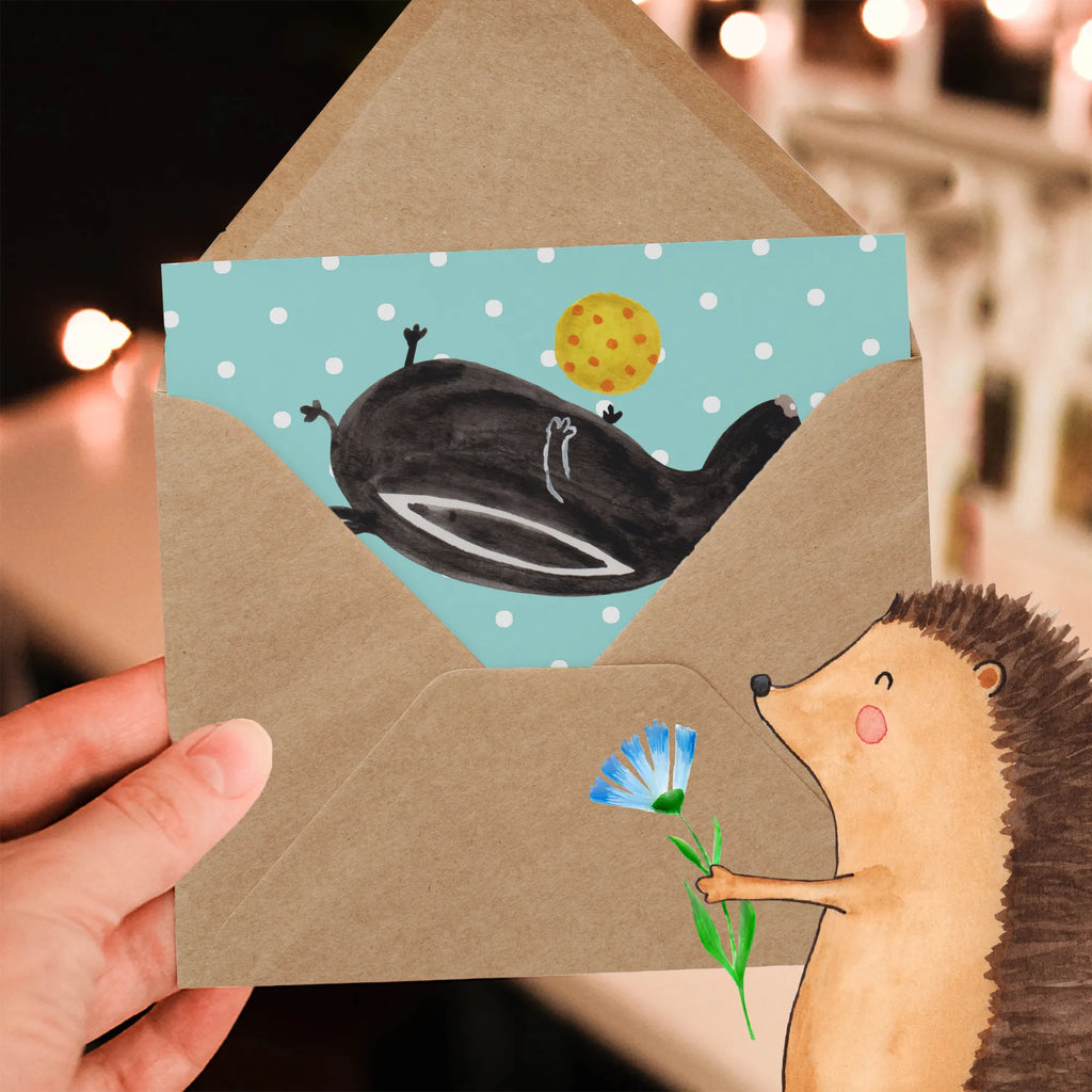 Personalized Deluxe Card skunk ball Personalisierte Glückwunschkarte, Personalisiertere Klappkarte, Personalisierte Geburtstagskarte, Grußkarte als Geldgeschenk, Personalisierte Grußkarte, Personalisierte Karte, Grußkarte selber drucken, Grußkarte mit Namen, Personalisierte Einladungskarte, Grußkarte selbst gestalten, Grußkarte mit persönlichen Nachrichten, Personalisierte Hochzeitskarte, Grußkarten personalisiert, Stinktier, Skunk, Stinki, Wildtier, Stinker, verspielt, Raubtier, Weisheit