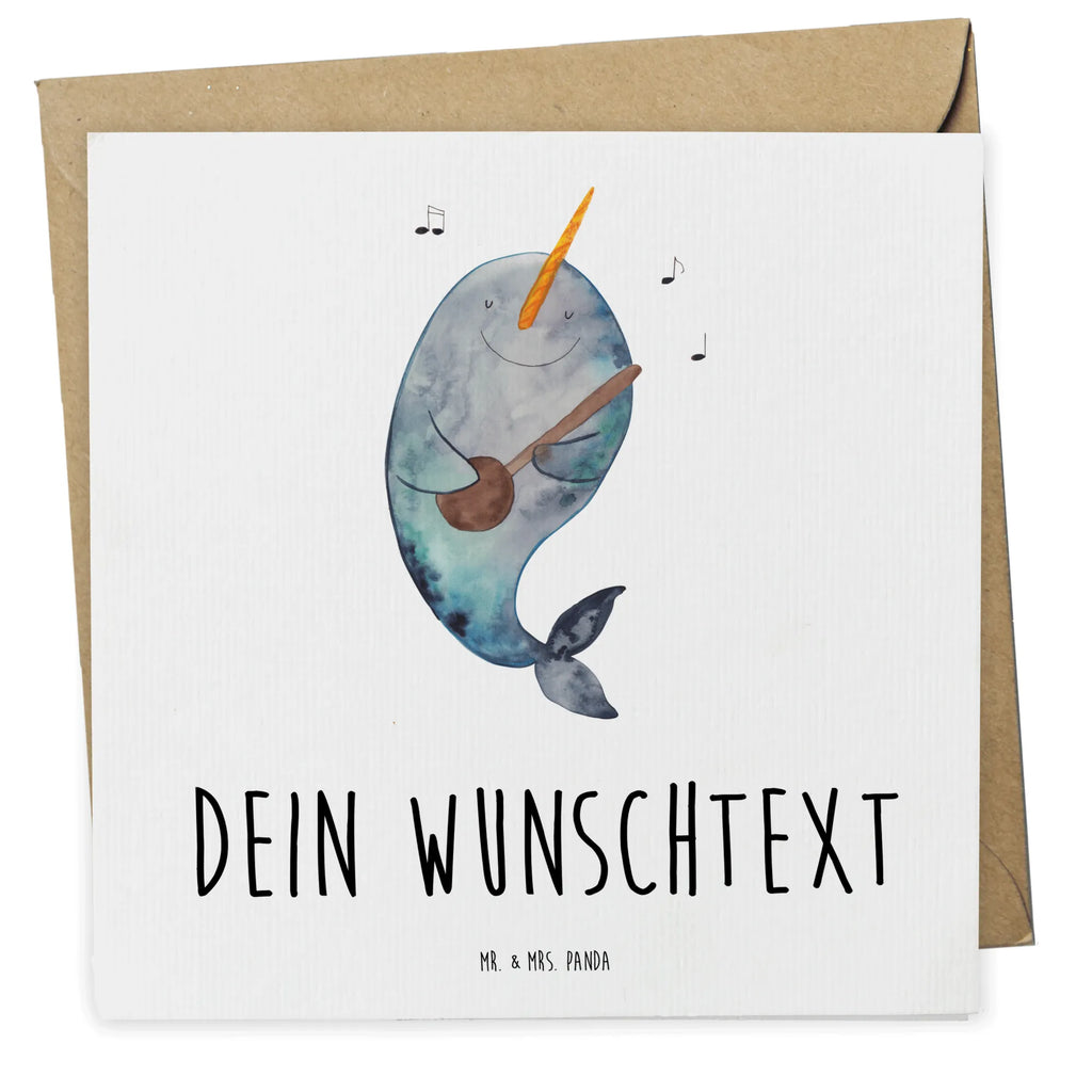Personalized Deluxe Card narwhal guitar Personalisierte Einladungskarte, Personalisierte Karte, Grußkarte als Geldgeschenk, Grußkarte mit persönlichen Nachrichten, Grußkarten personalisiert, Personalisiertere Klappkarte, Personalisierte Glückwunschkarte, Personalisierte Geburtstagskarte, Grußkarte selber drucken, Personalisierte Grußkarte, Grußkarte mit Namen, Grußkarte selbst gestalten, Personalisierte Hochzeitskarte, Meerestiere, Meer, Urlaub, Tanzen, Gespräche, Wal, Frust, Narwal, Gitarre, Problemlösung, Probleme