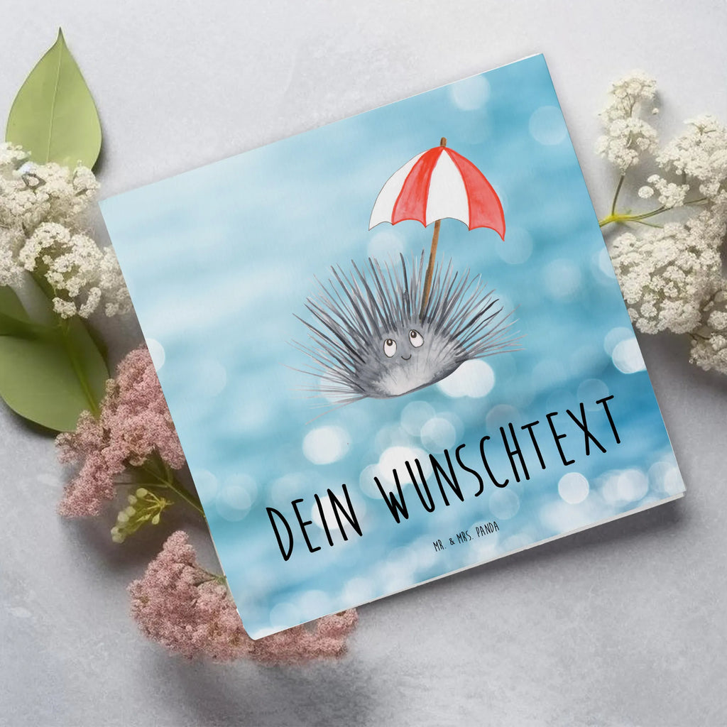 Personalized Deluxe Card Sea urchins Personalisierte Einladungskarte, Grußkarte mit persönlichen Nachrichten, Grußkarten personalisiert, Grußkarte als Geldgeschenk, Grußkarte selber drucken, Personalisiertere Klappkarte, Personalisierte Grußkarte, Personalisierte Karte, Personalisierte Hochzeitskarte, Personalisierte Glückwunschkarte, Grußkarte selbst gestalten, Personalisierte Geburtstagskarte, Grußkarte mit Namen, Meerestiere, Meer, Urlaub, Seeigel, Leben, Hier und Jetzt, Achtsamkeit, Lebe, Selbstakzeptanz, Selbstliebe
