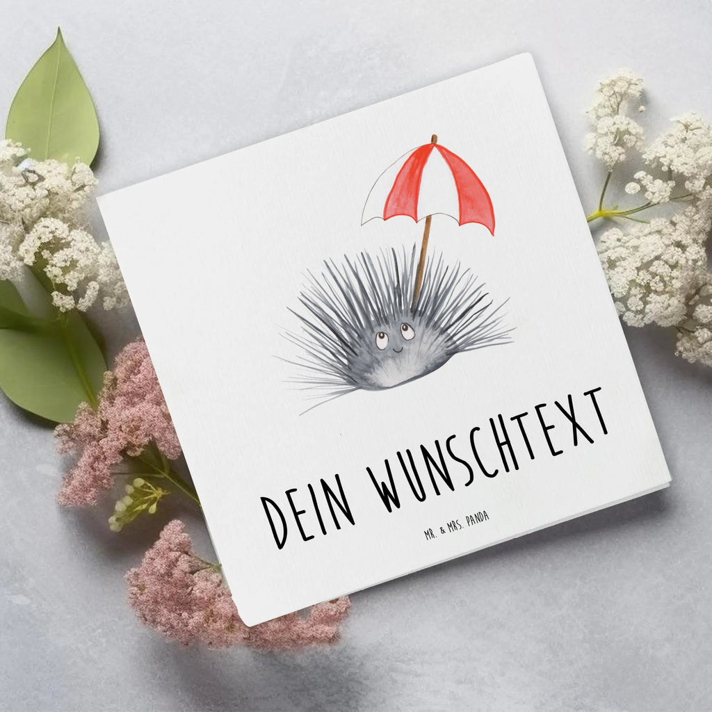 Personalized Deluxe Card Sea urchins Personalisierte Einladungskarte, Grußkarte mit persönlichen Nachrichten, Grußkarten personalisiert, Grußkarte als Geldgeschenk, Grußkarte selber drucken, Personalisiertere Klappkarte, Personalisierte Grußkarte, Personalisierte Karte, Personalisierte Hochzeitskarte, Personalisierte Glückwunschkarte, Grußkarte selbst gestalten, Personalisierte Geburtstagskarte, Grußkarte mit Namen, Meerestiere, Meer, Urlaub, Seeigel, Leben, Hier und Jetzt, Achtsamkeit, Lebe, Selbstakzeptanz, Selbstliebe