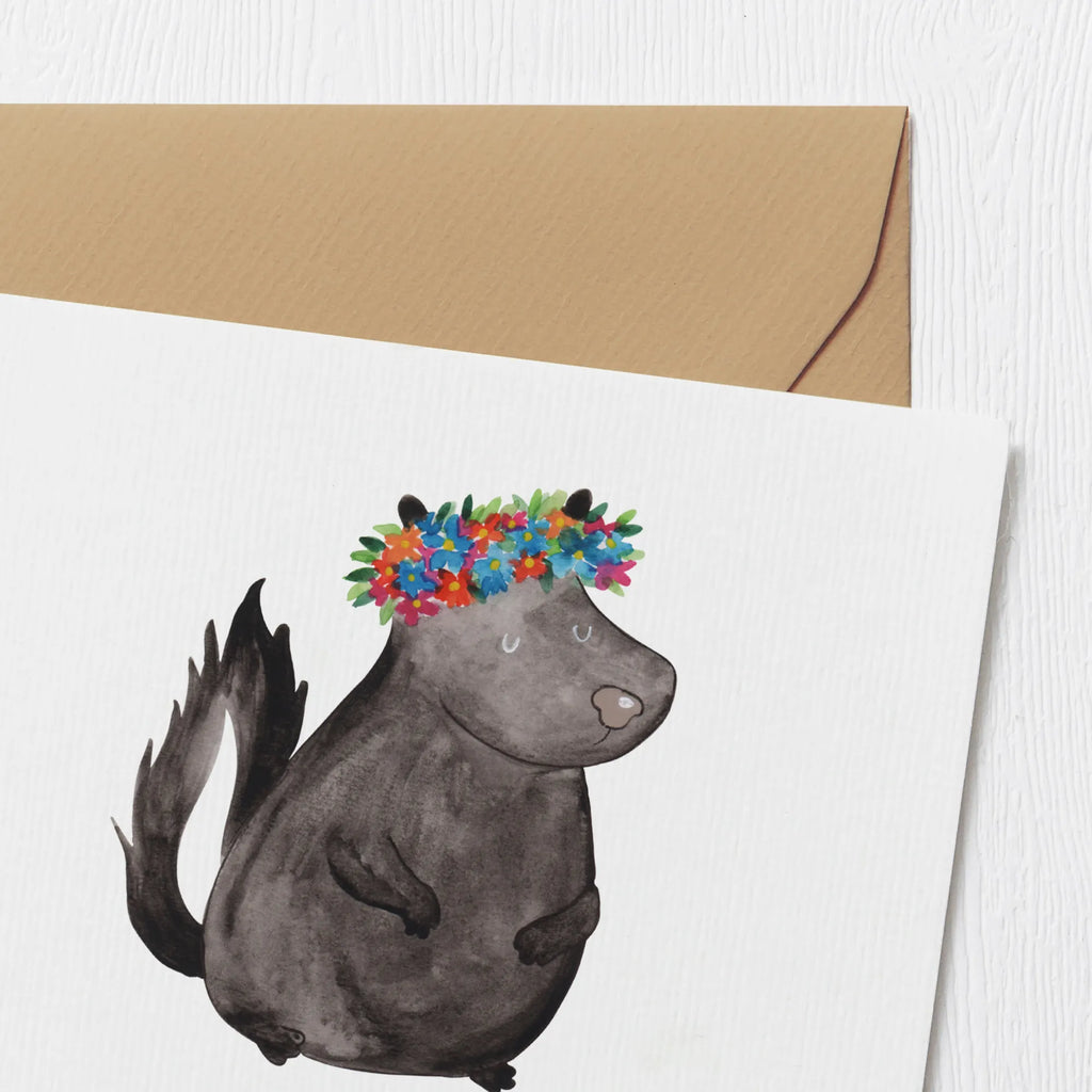 Personalizowana luksusowa karta skunks dziewczynka Personalisierte Grußkarte, Grußkarte mit Namen, Personalisierte Einladungskarte, Grußkarten personalisiert, Personalisierte Karte, Personalisierte Geburtstagskarte, Grußkarte selbst gestalten, Personalisierte Glückwunschkarte, Grußkarte selber drucken, Grußkarte als Geldgeschenk, Grußkarte mit persönlichen Nachrichten, Personalisierte Hochzeitskarte, Personalisiertere Klappkarte, Stinktier, Skunk, Yoga, Namaste, Raubtier, Stinker, Stinki, Wildtier