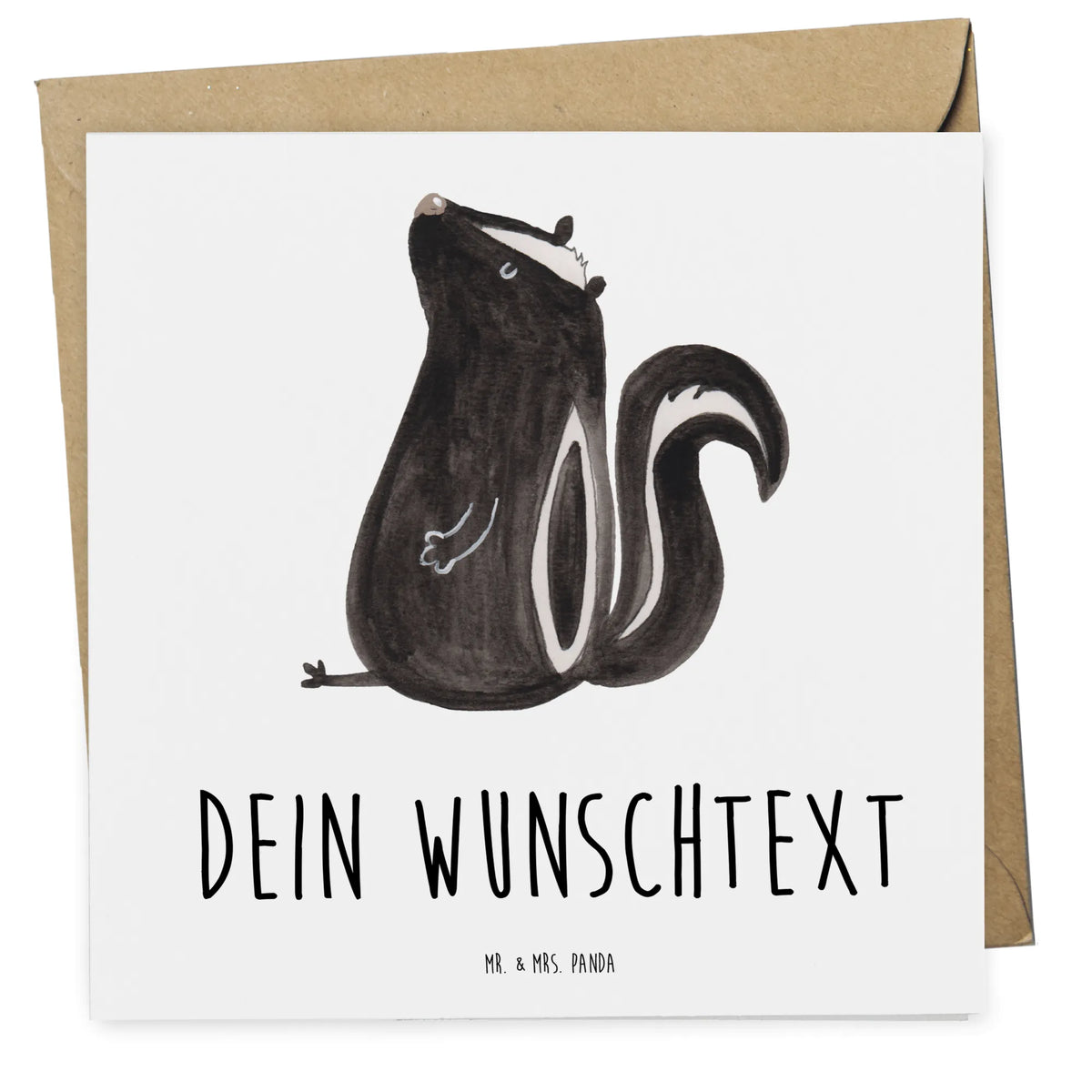 Personalisierte Deluxe Karte Stinktier Sitzen Grußkarte personalisierbar, Personalisierte Grußkarten, Personalisierte Karten, Personalisierte Postkarte, individuelle grußkarte, Personalisierte Grußkarte, Postkarte personalisiert, grußkarte personalisiert, Personalisierte Karte, Grußkarten Personalisiert, karte personalisiert, Stinktier, Skunk, Raubtier, Spruch, Stinker, Büro, Stinki, Besserwisser, Wildtier, Recht