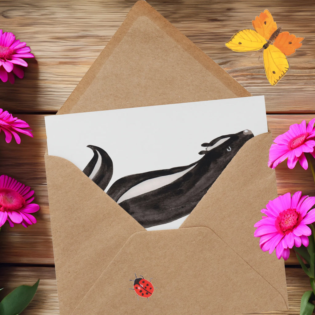 Personalized Deluxe Card skunk yoga Grußkarte selbst gestalten, Personalisierte Hochzeitskarte, Personalisierte Glückwunschkarte, Personalisierte Einladungskarte, Personalisierte Grußkarte, Grußkarte mit Namen, Grußkarte als Geldgeschenk, Grußkarten personalisiert, Personalisiertere Klappkarte, Grußkarte mit persönlichen Nachrichten, Grußkarte selber drucken, Personalisierte Karte, Personalisierte Geburtstagskarte, Stinktier, Skunk, Wildtier, Yoga, Lebe, Raubtier, Liebe, Namaste, Stinki, Lache, Stinker