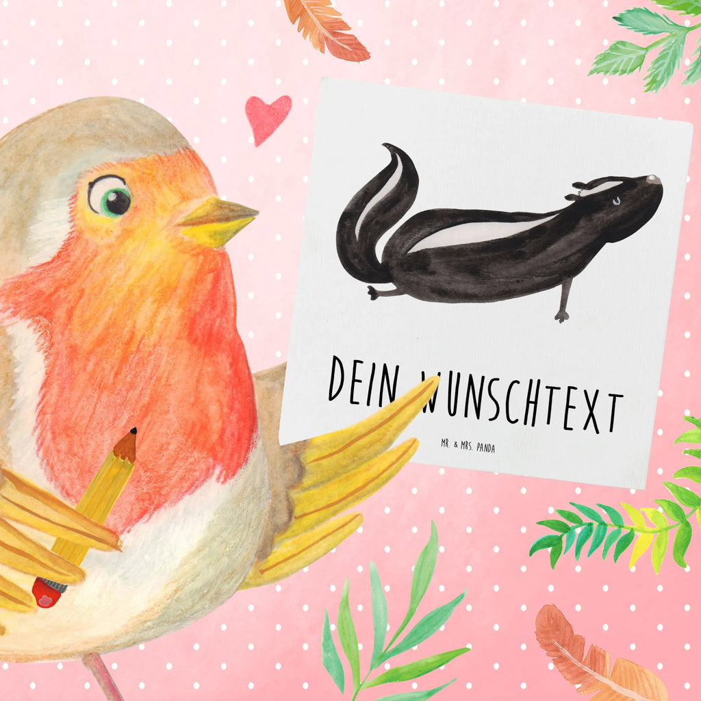 Personalized Deluxe Card skunk yoga Grußkarte selbst gestalten, Personalisierte Hochzeitskarte, Personalisierte Glückwunschkarte, Personalisierte Einladungskarte, Personalisierte Grußkarte, Grußkarte mit Namen, Grußkarte als Geldgeschenk, Grußkarten personalisiert, Personalisiertere Klappkarte, Grußkarte mit persönlichen Nachrichten, Grußkarte selber drucken, Personalisierte Karte, Personalisierte Geburtstagskarte, Stinktier, Skunk, Wildtier, Yoga, Lebe, Raubtier, Liebe, Namaste, Stinki, Lache, Stinker