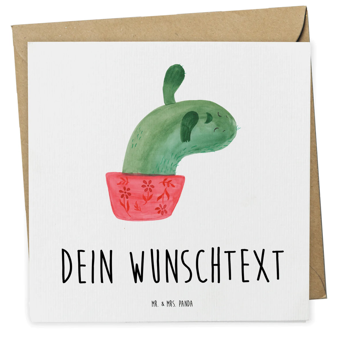 Personalized Deluxe Card cactus mummy cactus, cactuses, plants, cactus plant, small green cactus, cactus love, office life, quota, annoyance, school, cacti