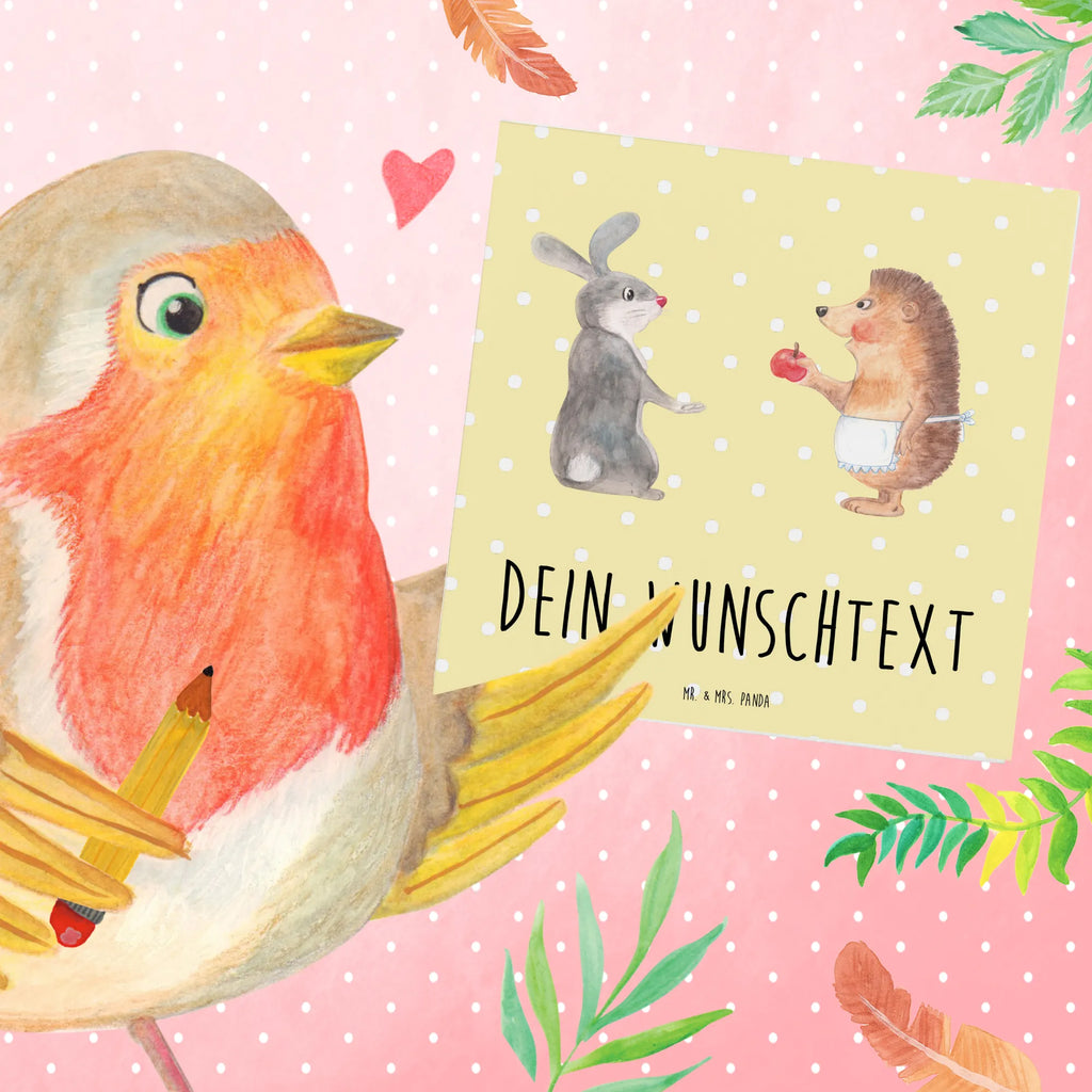 Personalized Deluxe Card Hare Hedgehog Personalisiertere Klappkarte, Personalisierte Glückwunschkarte, Grußkarten personalisiert, Personalisierte Einladungskarte, Grußkarte selbst gestalten, Personalisierte Geburtstagskarte, Personalisierte Grußkarte, Grußkarte selber drucken, Grußkarte als Geldgeschenk, Personalisierte Karte, Personalisierte Hochzeitskarte, Grußkarte mit Namen, Grußkarte mit persönlichen Nachrichten, Tiermotive, Gute Laune, lustige Sprüche, Tiere, Trennungsschmerz, Igel, Igel und Hase, Liebe Spruch, Spruch romantisch, Herzschmerz, Hase, Liebeskummer Geschenk, Trösten