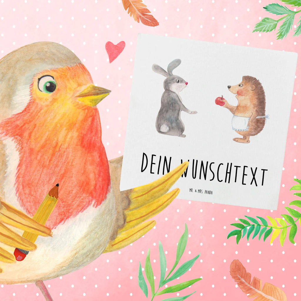 Personalized Deluxe Card Hare Hedgehog Personalisiertere Klappkarte, Personalisierte Glückwunschkarte, Grußkarten personalisiert, Personalisierte Einladungskarte, Grußkarte selbst gestalten, Personalisierte Geburtstagskarte, Personalisierte Grußkarte, Grußkarte selber drucken, Grußkarte als Geldgeschenk, Personalisierte Karte, Personalisierte Hochzeitskarte, Grußkarte mit Namen, Grußkarte mit persönlichen Nachrichten, Tiermotive, Gute Laune, lustige Sprüche, Tiere, Trennungsschmerz, Igel, Igel und Hase, Liebe Spruch, Spruch romantisch, Herzschmerz, Hase, Liebeskummer Geschenk, Trösten