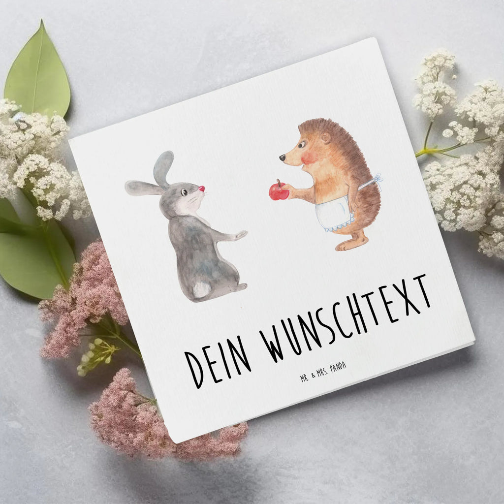 Personalized Deluxe Card Hare Hedgehog Personalisiertere Klappkarte, Personalisierte Glückwunschkarte, Grußkarten personalisiert, Personalisierte Einladungskarte, Grußkarte selbst gestalten, Personalisierte Geburtstagskarte, Personalisierte Grußkarte, Grußkarte selber drucken, Grußkarte als Geldgeschenk, Personalisierte Karte, Personalisierte Hochzeitskarte, Grußkarte mit Namen, Grußkarte mit persönlichen Nachrichten, Tiermotive, Gute Laune, lustige Sprüche, Tiere, Trennungsschmerz, Igel, Igel und Hase, Liebe Spruch, Spruch romantisch, Herzschmerz, Hase, Liebeskummer Geschenk, Trösten