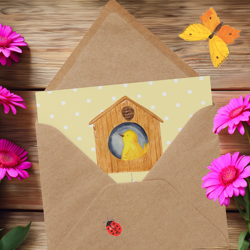 Personalized Deluxe Card birdhouse Home Grußkarte mit Namen, Grußkarte als Geldgeschenk, Personalisierte Einladungskarte, Personalisiertere Klappkarte, Grußkarte selbst gestalten, Grußkarte selber drucken, Personalisierte Glückwunschkarte, Grußkarten personalisiert, Grußkarte mit persönlichen Nachrichten, Personalisierte Grußkarte, Personalisierte Hochzeitskarte, Personalisierte Geburtstagskarte, Personalisierte Karte, Tiermotive, Gute Laune, lustige Sprüche, Tiere, Umzug, Hausbau, Vogel, Einzugsgeschenk, Geschenk, Vogelhaus, Home sweet Home, Einzug, Haus