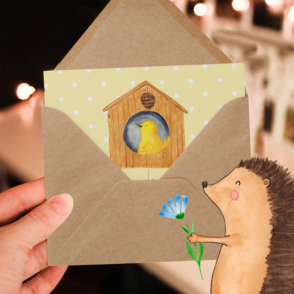 Personalized Deluxe Card birdhouse Home Grußkarte mit Namen, Grußkarte als Geldgeschenk, Personalisierte Einladungskarte, Personalisiertere Klappkarte, Grußkarte selbst gestalten, Grußkarte selber drucken, Personalisierte Glückwunschkarte, Grußkarten personalisiert, Grußkarte mit persönlichen Nachrichten, Personalisierte Grußkarte, Personalisierte Hochzeitskarte, Personalisierte Geburtstagskarte, Personalisierte Karte, Tiermotive, Gute Laune, lustige Sprüche, Tiere, Umzug, Hausbau, Vogel, Einzugsgeschenk, Geschenk, Vogelhaus, Home sweet Home, Einzug, Haus