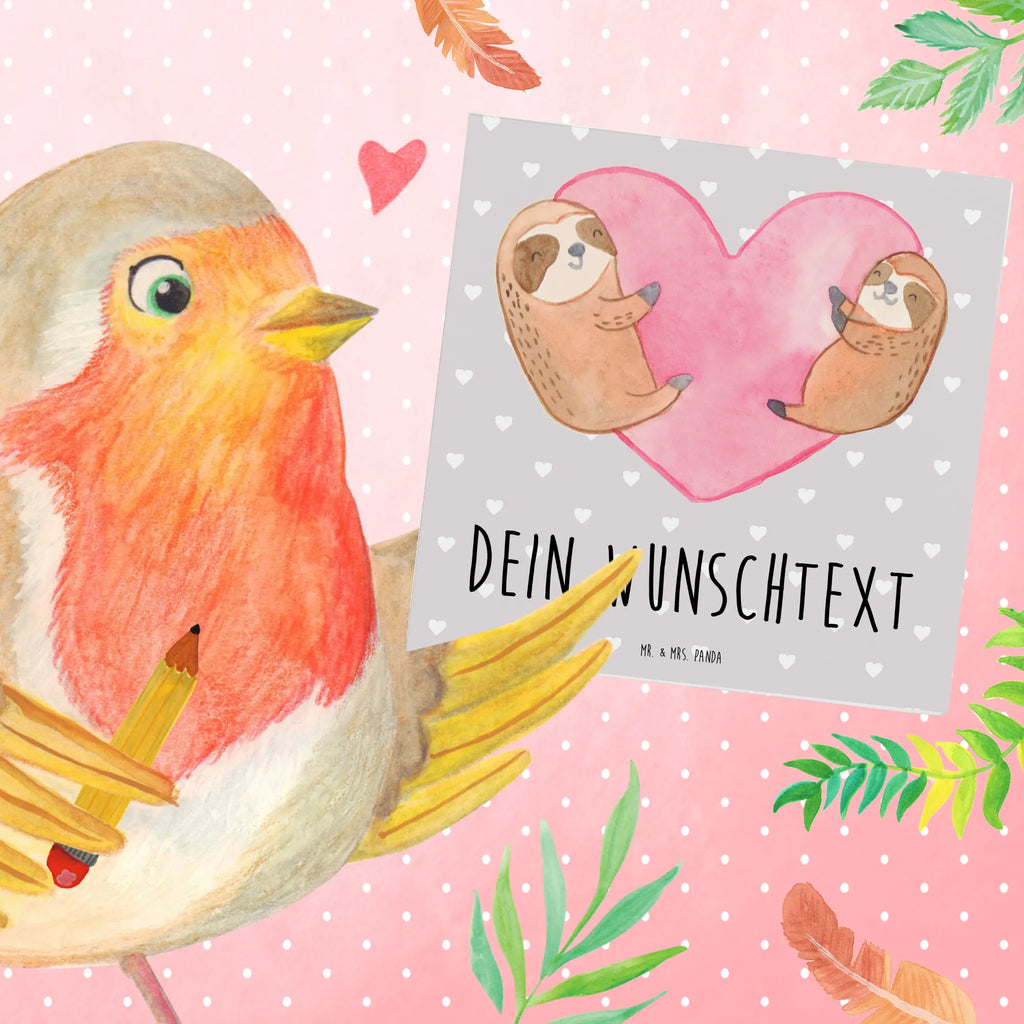 Personalized Deluxe Card sloths Heart Grußkarte mit Namen, Grußkarte mit persönlichen Nachrichten, Grußkarte selber drucken, Grußkarten personalisiert, Personalisiertere Klappkarte, Personalisierte Geburtstagskarte, Personalisierte Einladungskarte, Personalisierte Glückwunschkarte, Grußkarte als Geldgeschenk, Personalisierte Hochzeitskarte, Grußkarte selbst gestalten, Personalisierte Grußkarte, Personalisierte Karte, Liebe, Partner, Freund, Freundin, Ehemann, Ehefrau, Heiraten, Verlobung, Heiratsantrag, Liebesgeschenk, Jahrestag, Hocheitstag, Geschenk für Freundin, Mitbringsel, für Männer, Geschenk für Frauen, Liebesbeweis, Geschenk für Partner, Hochzeitstag, Valentinstag, für Ehemann