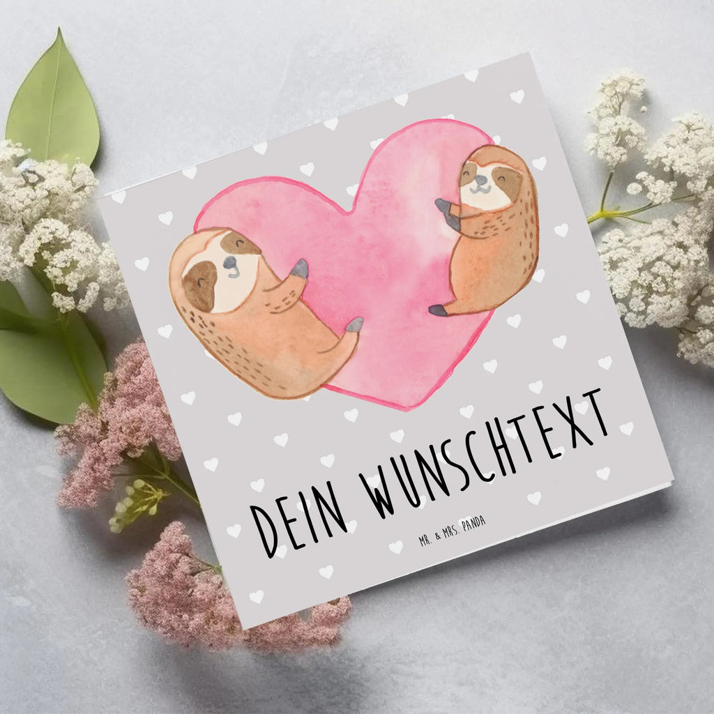 Personalized Deluxe Card sloths Heart Grußkarte mit Namen, Grußkarte mit persönlichen Nachrichten, Grußkarte selber drucken, Grußkarten personalisiert, Personalisiertere Klappkarte, Personalisierte Geburtstagskarte, Personalisierte Einladungskarte, Personalisierte Glückwunschkarte, Grußkarte als Geldgeschenk, Personalisierte Hochzeitskarte, Grußkarte selbst gestalten, Personalisierte Grußkarte, Personalisierte Karte, Liebe, Partner, Freund, Freundin, Ehemann, Ehefrau, Heiraten, Verlobung, Heiratsantrag, Liebesgeschenk, Jahrestag, Hocheitstag, Geschenk für Freundin, Mitbringsel, für Männer, Geschenk für Frauen, Liebesbeweis, Geschenk für Partner, Hochzeitstag, Valentinstag, für Ehemann