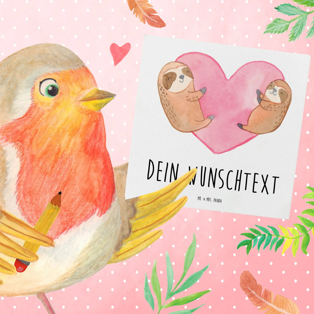 Personalized Deluxe Card sloths Heart Grußkarte mit Namen, Grußkarte mit persönlichen Nachrichten, Grußkarte selber drucken, Grußkarten personalisiert, Personalisiertere Klappkarte, Personalisierte Geburtstagskarte, Personalisierte Einladungskarte, Personalisierte Glückwunschkarte, Grußkarte als Geldgeschenk, Personalisierte Hochzeitskarte, Grußkarte selbst gestalten, Personalisierte Grußkarte, Personalisierte Karte, Liebe, Partner, Freund, Freundin, Ehemann, Ehefrau, Heiraten, Verlobung, Heiratsantrag, Liebesgeschenk, Jahrestag, Hocheitstag, Geschenk für Freundin, Mitbringsel, für Männer, Geschenk für Frauen, Liebesbeweis, Geschenk für Partner, Hochzeitstag, Valentinstag, für Ehemann