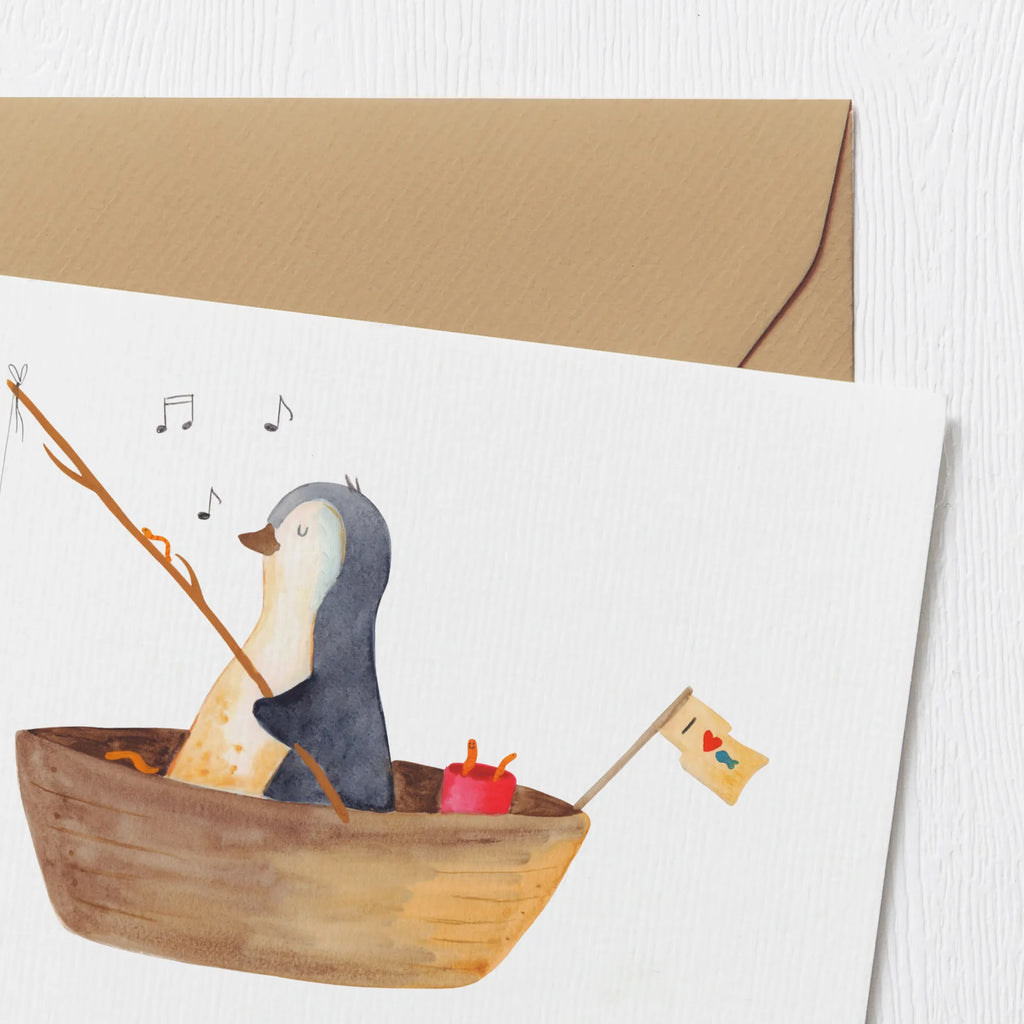 Personalized Deluxe Card Penguin fishing boat Grußkarte selbst gestalten, Grußkarte mit persönlichen Nachrichten, Grußkarte selber drucken, Personalisierte Grußkarte, Personalisiertere Klappkarte, Grußkarten personalisiert, Grußkarte mit Namen, Personalisierte Glückwunschkarte, Grußkarte als Geldgeschenk, Personalisierte Karte, Personalisierte Hochzeitskarte, Personalisierte Geburtstagskarte, Personalisierte Einladungskarte, Pinguin, Boot, Leben, Pinguine, Neustart, Neuanfang, Trennung, genießen, Motivation, Angelboot, Scheidung, Geschenkidee Liebeskummer, Lebenslust, Angeln