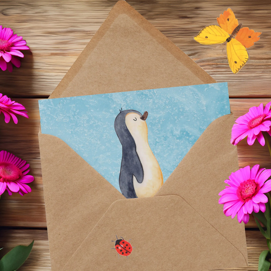 Personalized Deluxe Card Penguin march Grußkarte mit persönlichen Nachrichten, Grußkarte als Geldgeschenk, Grußkarte selbst gestalten, Personalisierte Karte, Personalisierte Glückwunschkarte, Personalisierte Einladungskarte, Grußkarte mit Namen, Personalisierte Grußkarte, Personalisierte Hochzeitskarte, Personalisierte Geburtstagskarte, Personalisiertere Klappkarte, Grußkarte selber drucken, Grußkarten personalisiert, Pinguin, Schwester, Bruder, Pinguine, Frühaufsteher, Langschläfer, Familie