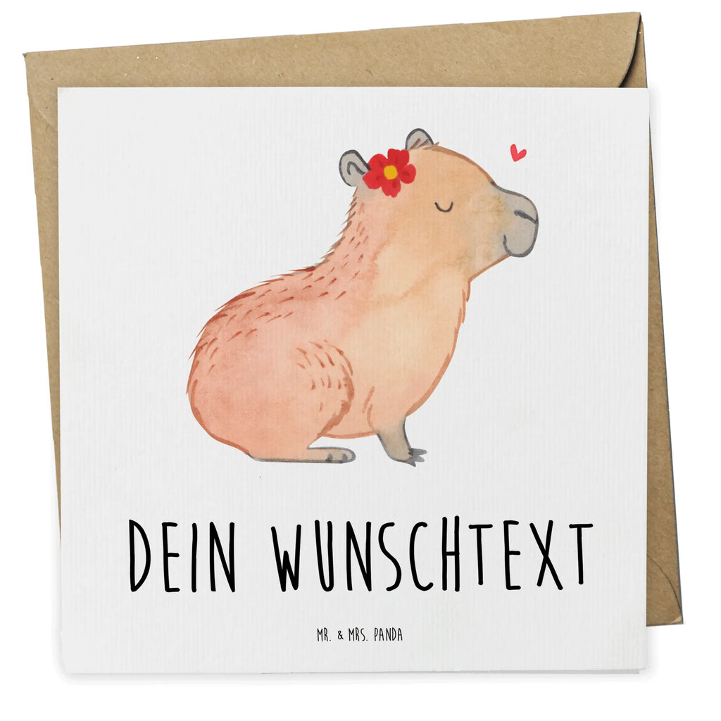 Personalized Deluxe Card Capybara flower Grußkarte selber drucken, Personalisierte Grußkarte, Personalisiertere Klappkarte, Grußkarte selbst gestalten, Personalisierte Hochzeitskarte, Grußkarten personalisiert, Grußkarte als Geldgeschenk, Grußkarte mit Namen, Personalisierte Glückwunschkarte, Grußkarte mit persönlichen Nachrichten, Personalisierte Geburtstagskarte, Personalisierte Einladungskarte, Personalisierte Karte, Tiermotive, Gute Laune, lustige Sprüche, Tiere, Capybara