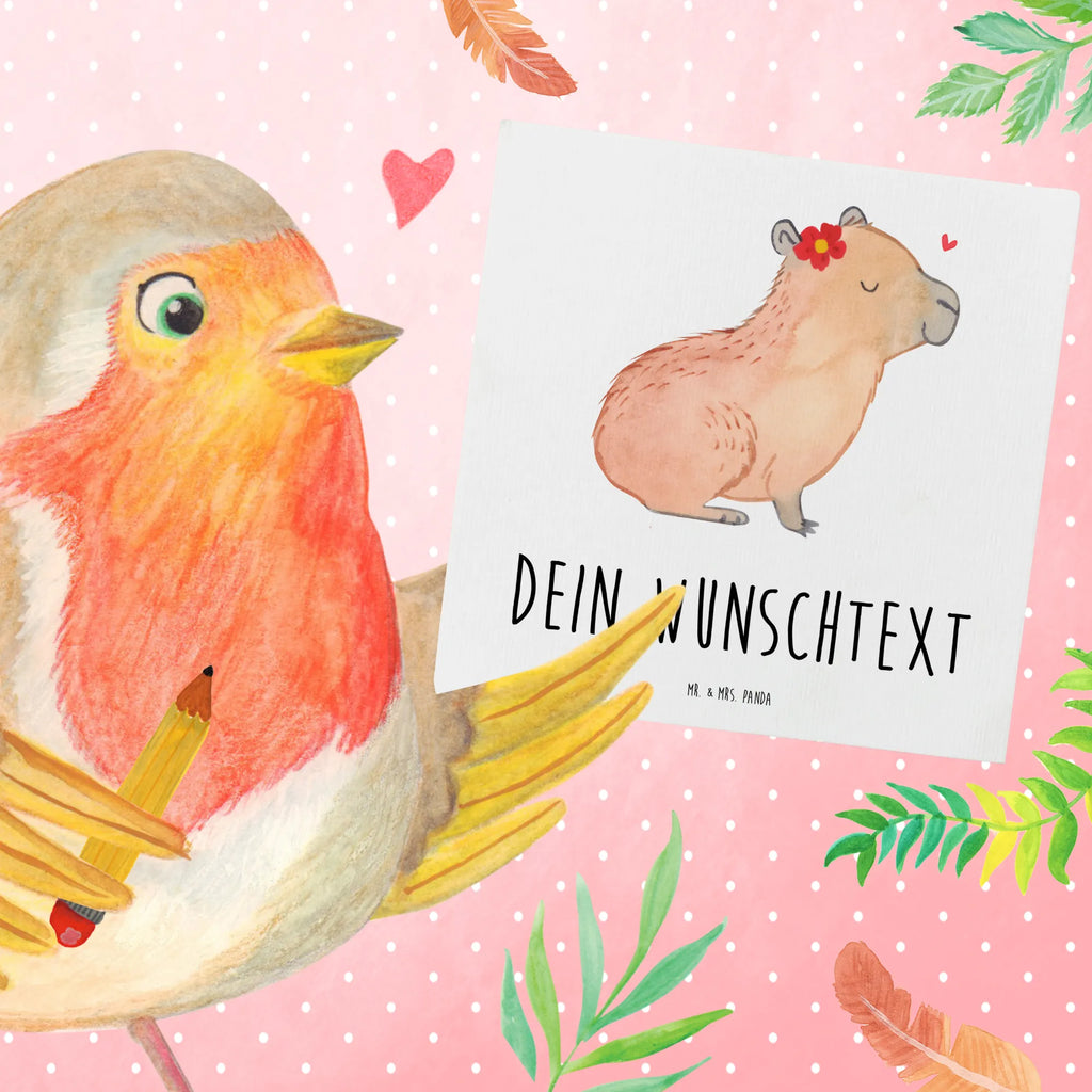 Personalized Deluxe Card Capybara flower Grußkarte selber drucken, Personalisierte Grußkarte, Personalisiertere Klappkarte, Grußkarte selbst gestalten, Personalisierte Hochzeitskarte, Grußkarten personalisiert, Grußkarte als Geldgeschenk, Grußkarte mit Namen, Personalisierte Glückwunschkarte, Grußkarte mit persönlichen Nachrichten, Personalisierte Geburtstagskarte, Personalisierte Einladungskarte, Personalisierte Karte, Tiermotive, Gute Laune, lustige Sprüche, Tiere, Capybara
