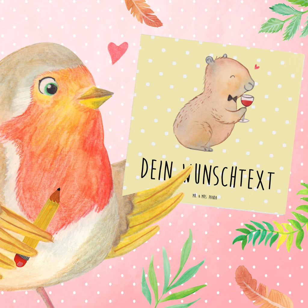 Personalized Deluxe Card Capybara wine Personalisiertere Klappkarte, Grußkarte mit persönlichen Nachrichten, Personalisierte Glückwunschkarte, Personalisierte Karte, Grußkarte selbst gestalten, Grußkarte selber drucken, Grußkarten personalisiert, Personalisierte Geburtstagskarte, Personalisierte Grußkarte, Grußkarte mit Namen, Personalisierte Hochzeitskarte, Personalisierte Einladungskarte, Grußkarte als Geldgeschenk, Tiermotive, Gute Laune, lustige Sprüche, Tiere, Weinliebhaber Geschenk, Heiterer Capybara, Adrette Tiere, Handgezeichnetes Capybara, Stilvolles Capybara, Geschenk für Weinkenner, Wein Spaßbild, Weintrinkendes Nagetier, Capybara Weinflasche, Capybara Kunstwerk, Panda Handzeichnung, Capybara Zeichnung, Liebe zum Wein Spruch