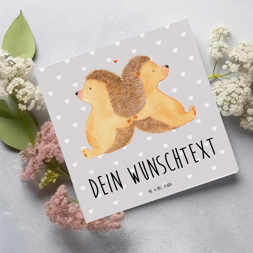 Personalized Deluxe Card Hedgehogs holding hands Personalisierte Glückwunschkarte, Grußkarte mit Namen, Personalisierte Grußkarte, Grußkarte mit persönlichen Nachrichten, Personalisierte Einladungskarte, Personalisierte Geburtstagskarte, Grußkarte selbst gestalten, Grußkarte als Geldgeschenk, Grußkarte selber drucken, Personalisierte Karte, Personalisiertere Klappkarte, Personalisierte Hochzeitskarte, Grußkarten personalisiert, Liebe, Partner, Freund, Freundin, Ehemann, Ehefrau, Heiraten, Verlobung, Heiratsantrag, Liebesgeschenk, Jahrestag, Hocheitstag, Gemeinsamkeit, große Liebe, Love, Igel, Liebesbeweis, Lieblingsmensch, Igelliebe, Hochzeit, Hand in Hand, Liebesbotschaft, Geschenk für zwei
