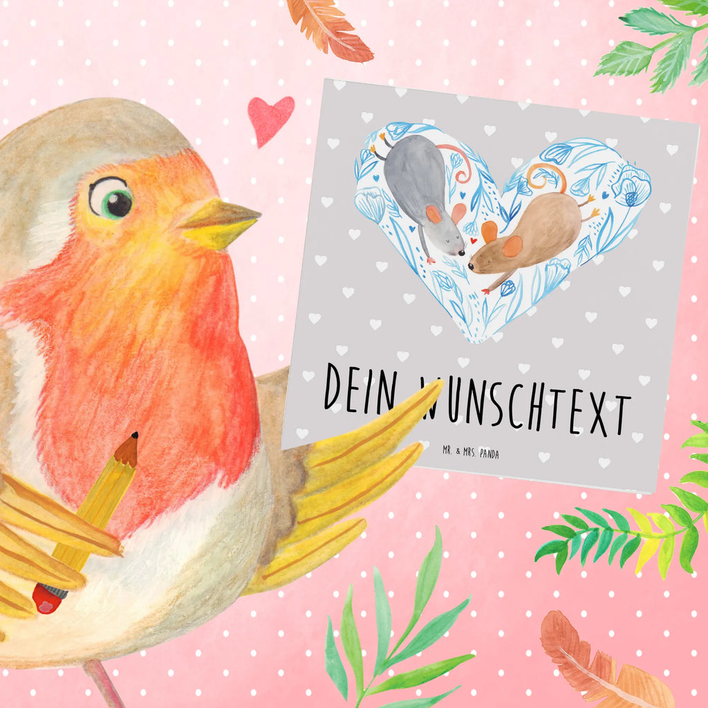 Personalized Deluxe Card Mice heart Personalisierte Einladungskarte, Personalisiertere Klappkarte, Grußkarte mit persönlichen Nachrichten, Personalisierte Hochzeitskarte, Personalisierte Karte, Grußkarte selber drucken, Grußkarte selbst gestalten, Personalisierte Geburtstagskarte, Grußkarten personalisiert, Personalisierte Glückwunschkarte, Grußkarte als Geldgeschenk, Grußkarte mit Namen, Personalisierte Grußkarte, Liebe, Partner, Freund, Freundin, Ehemann, Ehefrau, Heiraten, Verlobung, Heiratsantrag, Liebesgeschenk, Jahrestag, Hocheitstag, Mäuse, Maus, Gemeinsamkeit, Liebesbeweis, Hochzeit, Lieblingsmensch, Geschenk für zwei, Liebesbotschaft, Love