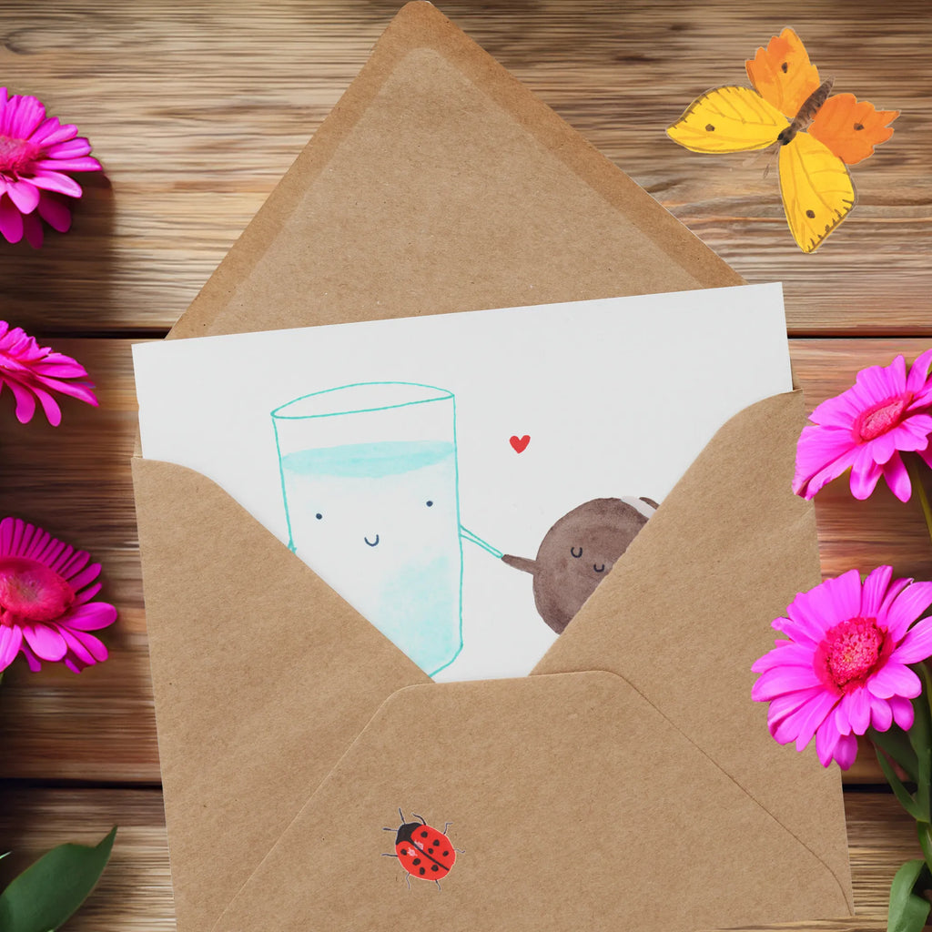 Personalized Deluxe Card milk biscuit Personalisierte Einladungskarte, Personalisierte Karte, Grußkarte als Geldgeschenk, Grußkarte mit persönlichen Nachrichten, Grußkarten personalisiert, Grußkarte selbst gestalten, Grußkarte mit Namen, Personalisierte Glückwunschkarte, Personalisierte Geburtstagskarte, Grußkarte selber drucken, Personalisierte Hochzeitskarte, Personalisiertere Klappkarte, Personalisierte Grußkarte, Tiermotive, Gute Laune, lustige Sprüche, Tiere, Motiv süß, perfektes Paar, romantisch, Einladung Frühstück, Milch, Kekse, Kaffee, Keks, Cookie, Milk