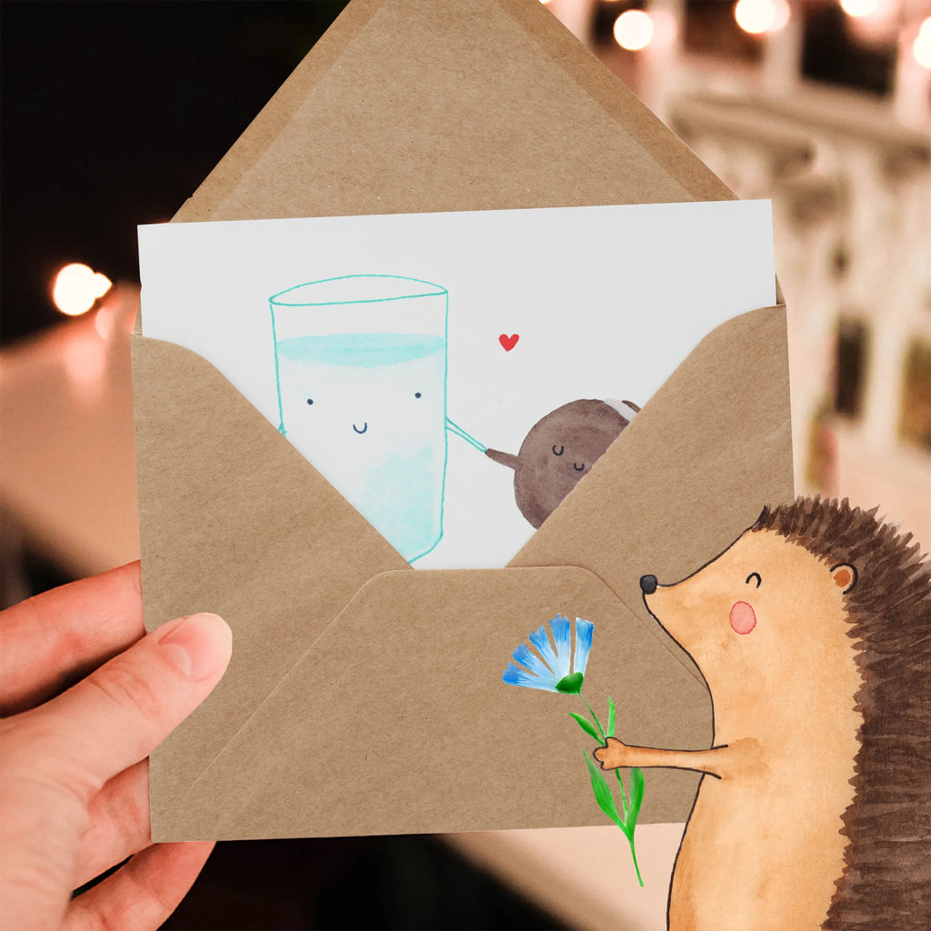 Personalized Deluxe Card milk biscuit Personalisierte Einladungskarte, Personalisierte Karte, Grußkarte als Geldgeschenk, Grußkarte mit persönlichen Nachrichten, Grußkarten personalisiert, Grußkarte selbst gestalten, Grußkarte mit Namen, Personalisierte Glückwunschkarte, Personalisierte Geburtstagskarte, Grußkarte selber drucken, Personalisierte Hochzeitskarte, Personalisiertere Klappkarte, Personalisierte Grußkarte, Tiermotive, Gute Laune, lustige Sprüche, Tiere, Motiv süß, perfektes Paar, romantisch, Einladung Frühstück, Milch, Kekse, Kaffee, Keks, Cookie, Milk