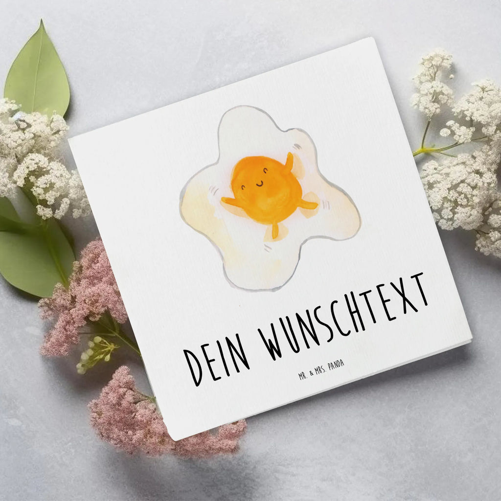 Personalized Deluxe Card Fried egg egg Personalisierte Glückwunschkarte, Personalisiertere Klappkarte, Grußkarte selbst gestalten, Grußkarte als Geldgeschenk, Grußkarte mit persönlichen Nachrichten, Grußkarte selber drucken, Personalisierte Hochzeitskarte, Personalisierte Geburtstagskarte, Personalisierte Karte, Personalisierte Grußkarte, Grußkarte mit Namen, Grußkarten personalisiert, Personalisierte Einladungskarte, Tiermotive, Gute Laune, lustige Sprüche, Tiere, Glücklich, Tag, Ei, Schön, Liebe, Spiegelei