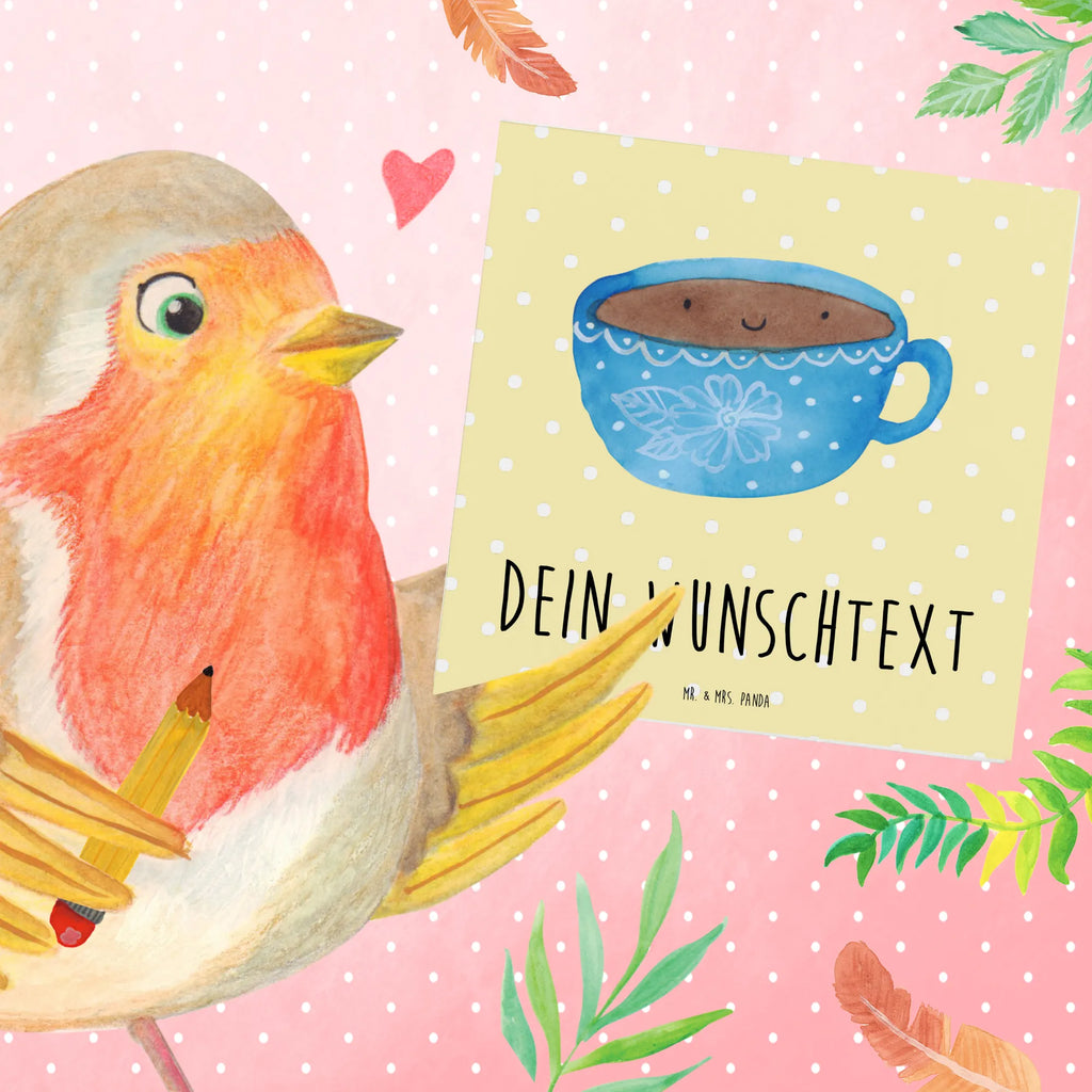 Personalisierte Deluxe Karte Kaffee Tasse Personalisierte Grußkarte, Personalisierte Einladungskarte, Grußkarte mit persönlichen Nachrichten, Grußkarten personalisiert, Grußkarte selbst gestalten, Personalisierte Geburtstagskarte, Grußkarte selber drucken, Personalisierte Karte, Personalisiertere Klappkarte, Personalisierte Hochzeitskarte, Grußkarte als Geldgeschenk, Grußkarte mit Namen, Personalisierte Glückwunschkarte, Tiermotive, Gute Laune, lustige Sprüche, Tiere, Genuss, Kaffee, Glücklich, Geschmack, Liebe, Tasse