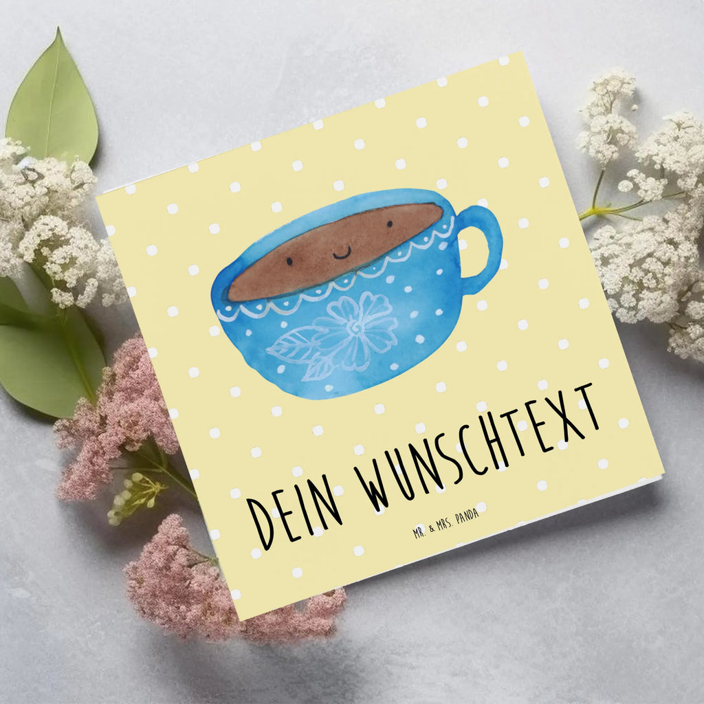 Personalisierte Deluxe Karte Kaffee Tasse Personalisierte Grußkarte, Personalisierte Einladungskarte, Grußkarte mit persönlichen Nachrichten, Grußkarten personalisiert, Grußkarte selbst gestalten, Personalisierte Geburtstagskarte, Grußkarte selber drucken, Personalisierte Karte, Personalisiertere Klappkarte, Personalisierte Hochzeitskarte, Grußkarte als Geldgeschenk, Grußkarte mit Namen, Personalisierte Glückwunschkarte, Tiermotive, Gute Laune, lustige Sprüche, Tiere, Genuss, Kaffee, Glücklich, Geschmack, Liebe, Tasse