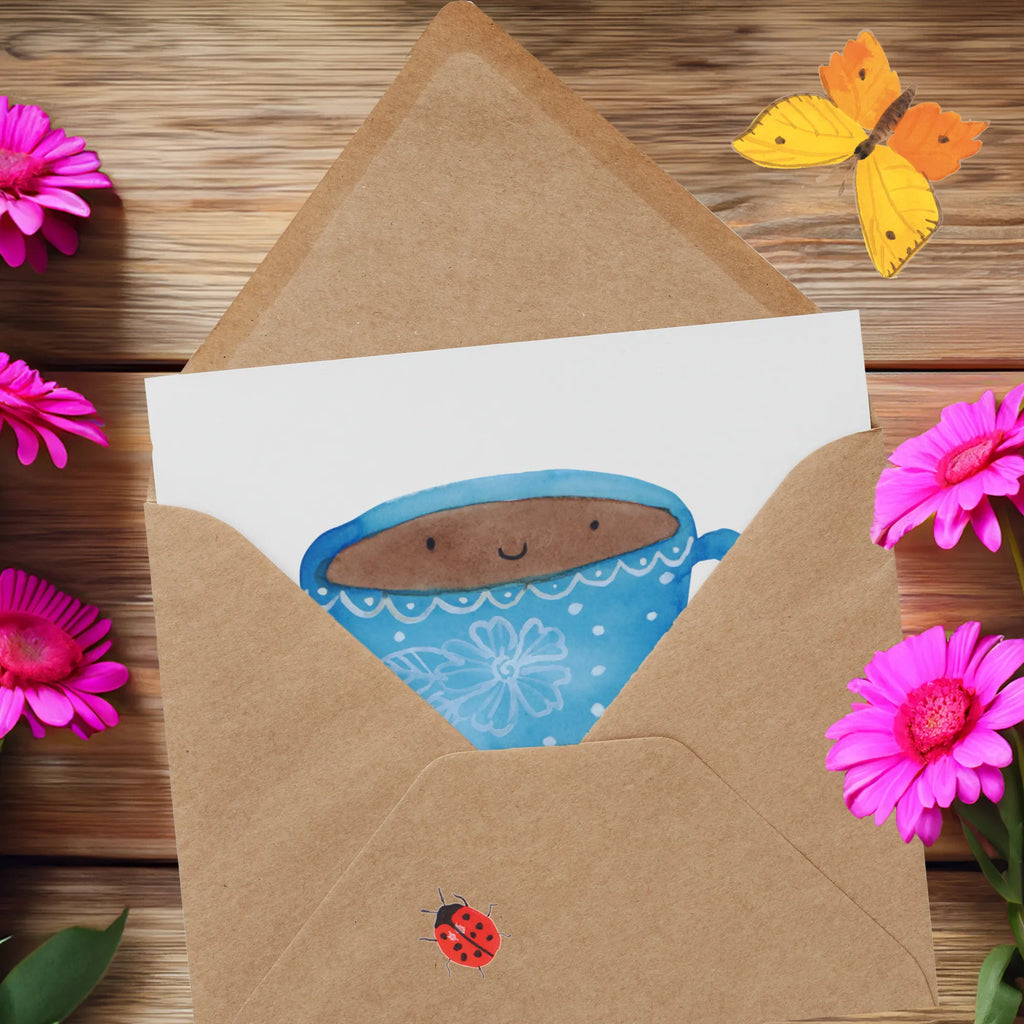 Personalisierte Deluxe Karte Kaffee Tasse Personalisierte Grußkarte, Personalisierte Einladungskarte, Grußkarte mit persönlichen Nachrichten, Grußkarten personalisiert, Grußkarte selbst gestalten, Personalisierte Geburtstagskarte, Grußkarte selber drucken, Personalisierte Karte, Personalisiertere Klappkarte, Personalisierte Hochzeitskarte, Grußkarte als Geldgeschenk, Grußkarte mit Namen, Personalisierte Glückwunschkarte, Tiermotive, Gute Laune, lustige Sprüche, Tiere, Genuss, Kaffee, Glücklich, Geschmack, Liebe, Tasse