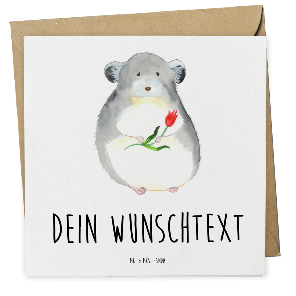 Personalized Deluxe Card chinchilla flower Grußkarte mit Namen, Grußkarte als Geldgeschenk, Grußkarte mit persönlichen Nachrichten, Personalisierte Hochzeitskarte, Personalisierte Geburtstagskarte, Personalisierte Glückwunschkarte, Personalisierte Einladungskarte, Personalisierte Grußkarte, Personalisiertere Klappkarte, Grußkarten personalisiert, Grußkarte selber drucken, Grußkarte selbst gestalten, Personalisierte Karte, Tiermotive, Gute Laune, lustige Sprüche, Tiere, Depressionen, Liebeskummer, Kummer, Chinchillas, Büro, Chinchilla, Glücklichsein, traurig sein, Chaos, Büroalltag