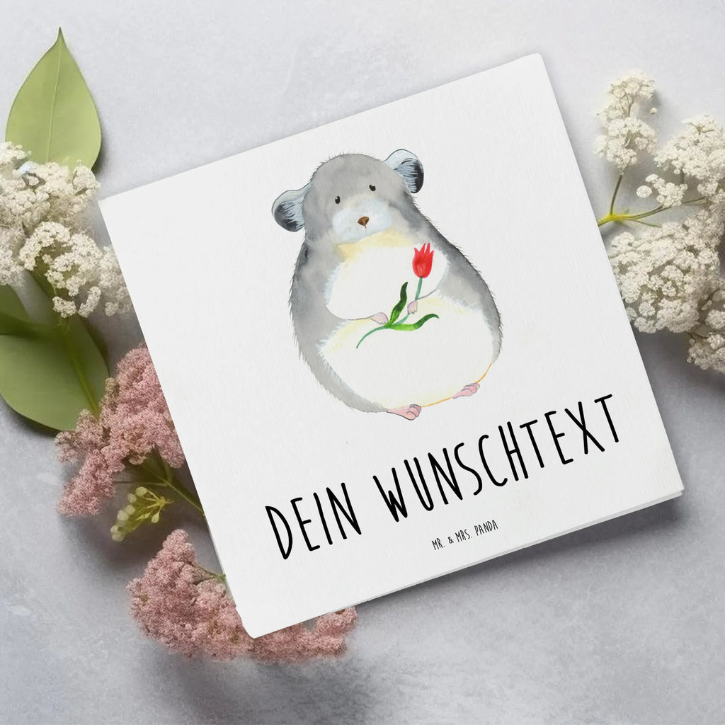 Personalized Deluxe Card chinchilla flower Grußkarte mit Namen, Grußkarte als Geldgeschenk, Grußkarte mit persönlichen Nachrichten, Personalisierte Hochzeitskarte, Personalisierte Geburtstagskarte, Personalisierte Glückwunschkarte, Personalisierte Einladungskarte, Personalisierte Grußkarte, Personalisiertere Klappkarte, Grußkarten personalisiert, Grußkarte selber drucken, Grußkarte selbst gestalten, Personalisierte Karte, Tiermotive, Gute Laune, lustige Sprüche, Tiere, Depressionen, Liebeskummer, Kummer, Chinchillas, Büro, Chinchilla, Glücklichsein, traurig sein, Chaos, Büroalltag