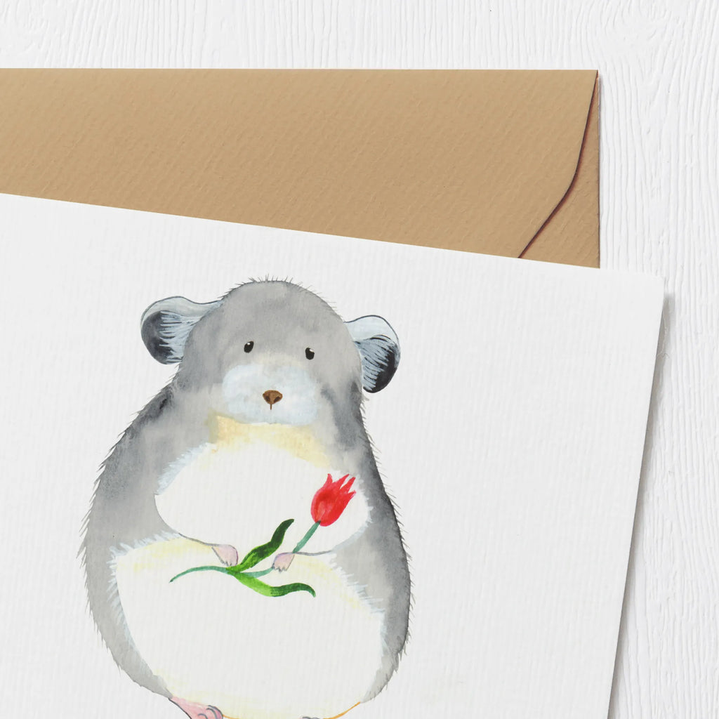 Personalized Deluxe Card chinchilla flower Grußkarte mit Namen, Grußkarte als Geldgeschenk, Grußkarte mit persönlichen Nachrichten, Personalisierte Hochzeitskarte, Personalisierte Geburtstagskarte, Personalisierte Glückwunschkarte, Personalisierte Einladungskarte, Personalisierte Grußkarte, Personalisiertere Klappkarte, Grußkarten personalisiert, Grußkarte selber drucken, Grußkarte selbst gestalten, Personalisierte Karte, Tiermotive, Gute Laune, lustige Sprüche, Tiere, Depressionen, Liebeskummer, Kummer, Chinchillas, Büro, Chinchilla, Glücklichsein, traurig sein, Chaos, Büroalltag
